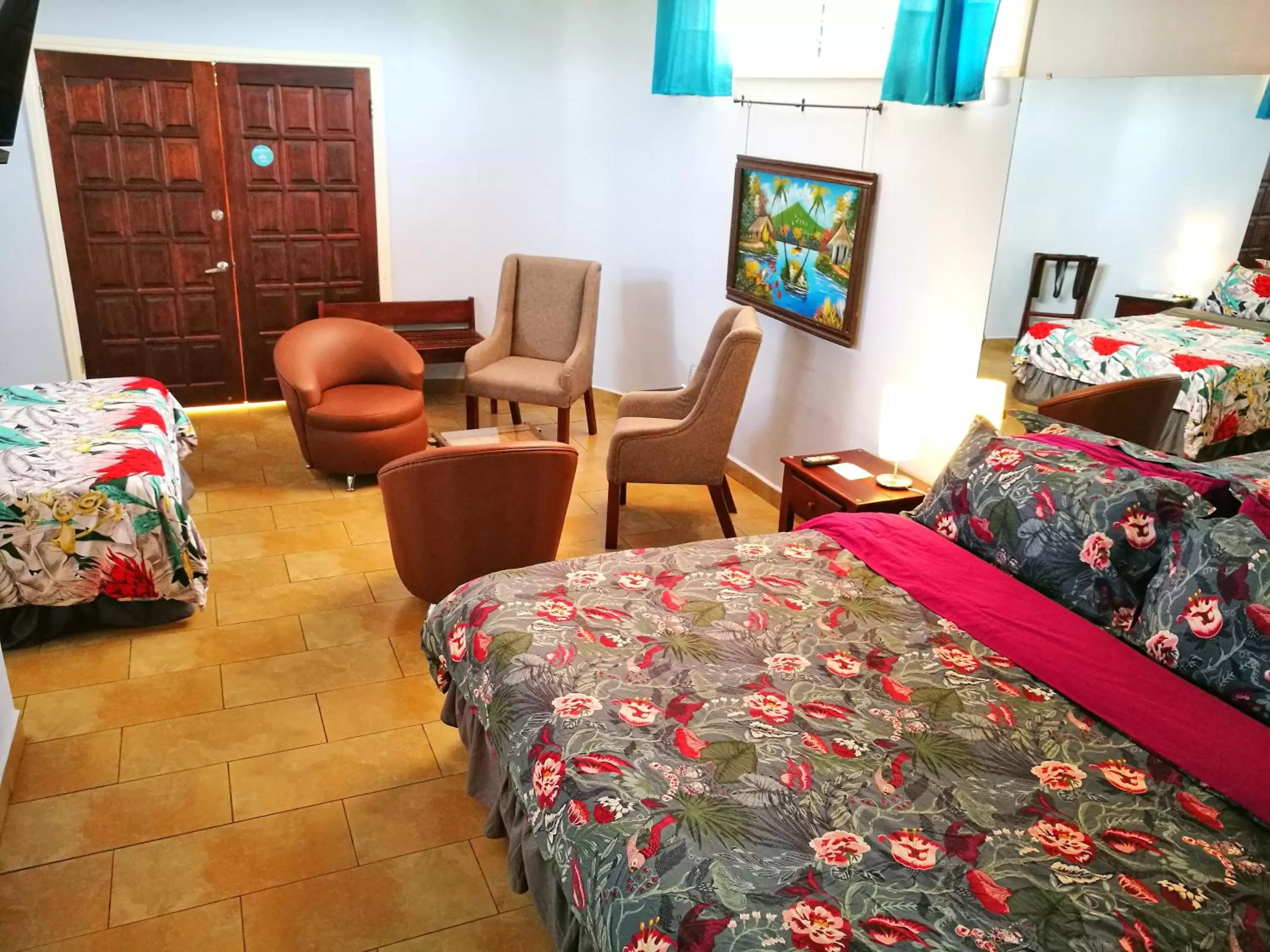 Patio, Bed in Hotel Casa 69