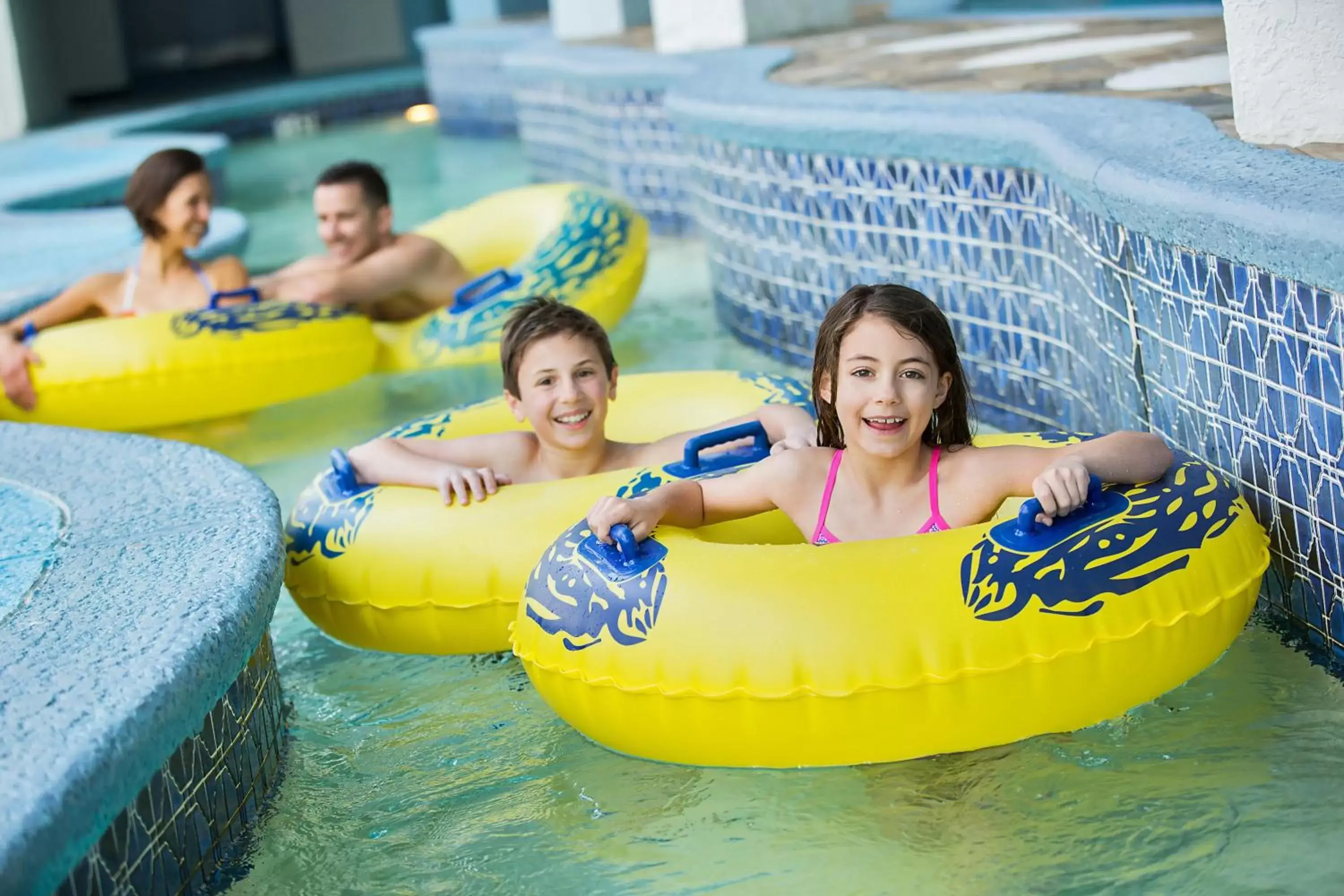 Swimming pool, Children in Ocean Escape Condos