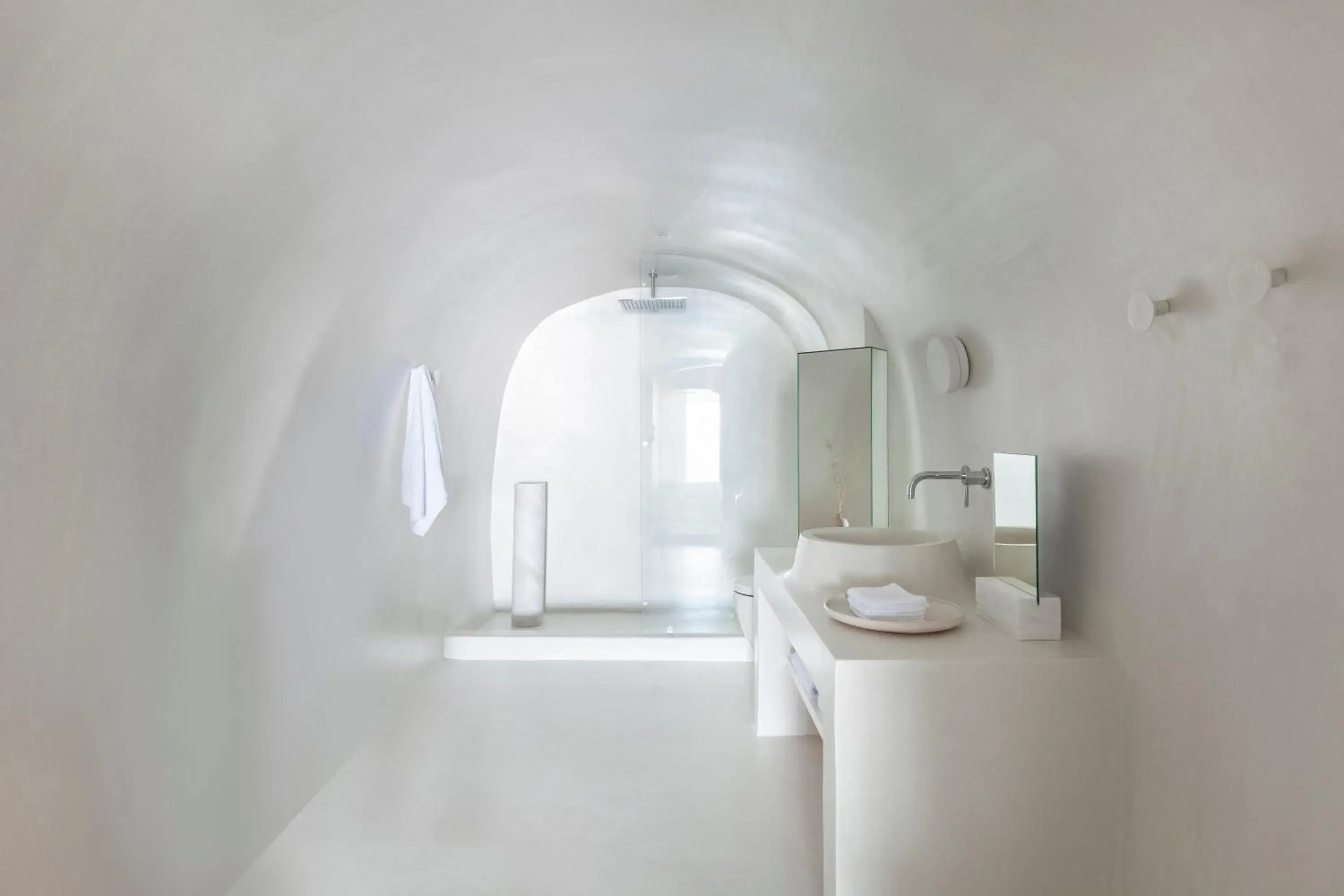 Shower, Bathroom in Aesthesis Boutique Villas Firostefani