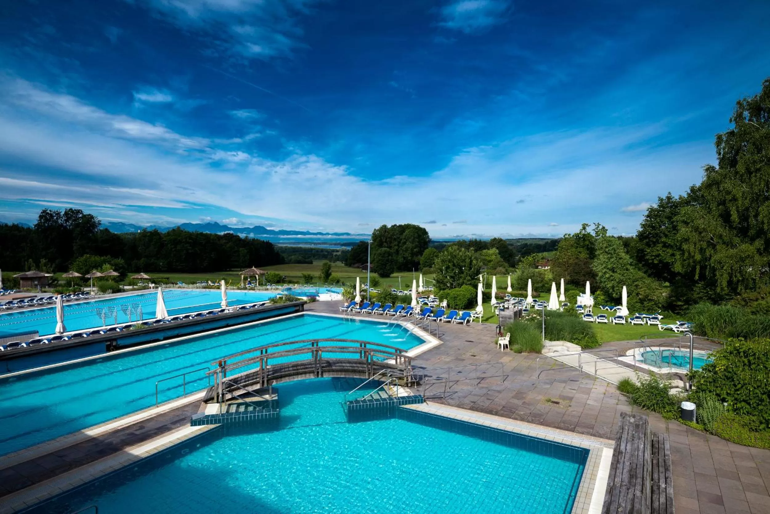 Pool view in Ströbinger Hof - Therme Wellness Resort