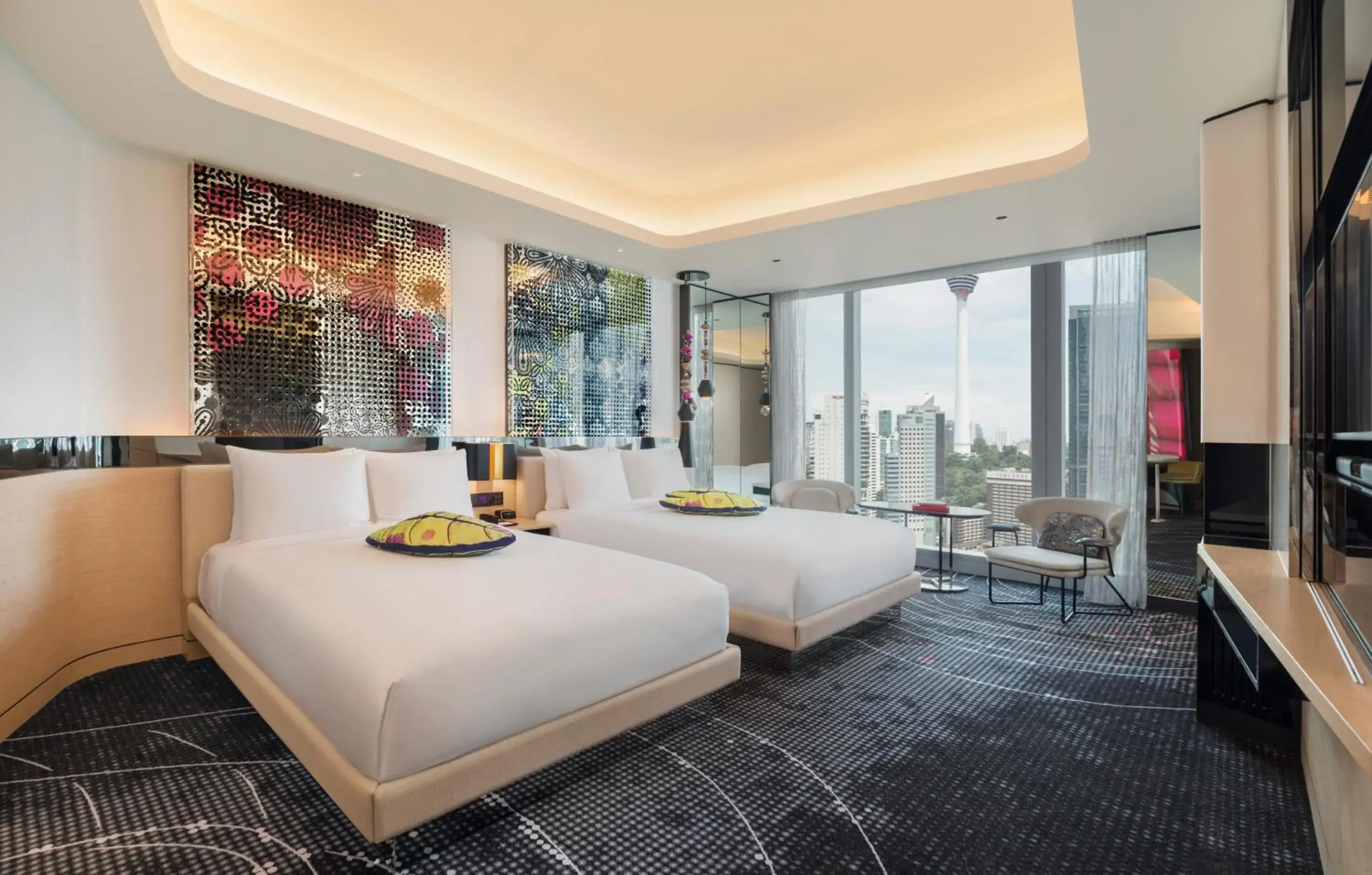 Bed in W Kuala Lumpur Hotel