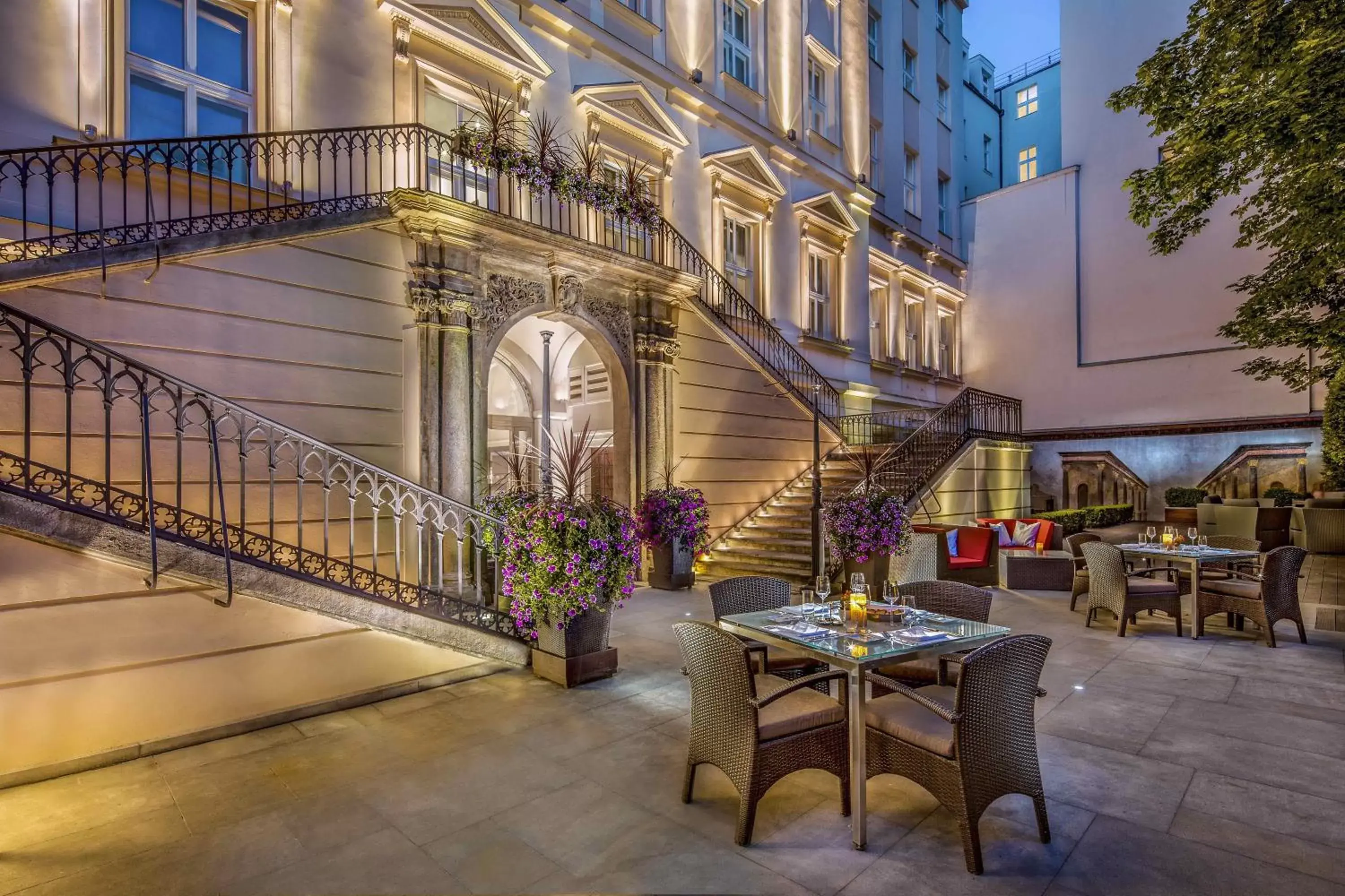 Balcony/Terrace in The Grand Mark Prague - The Leading Hotels of the World