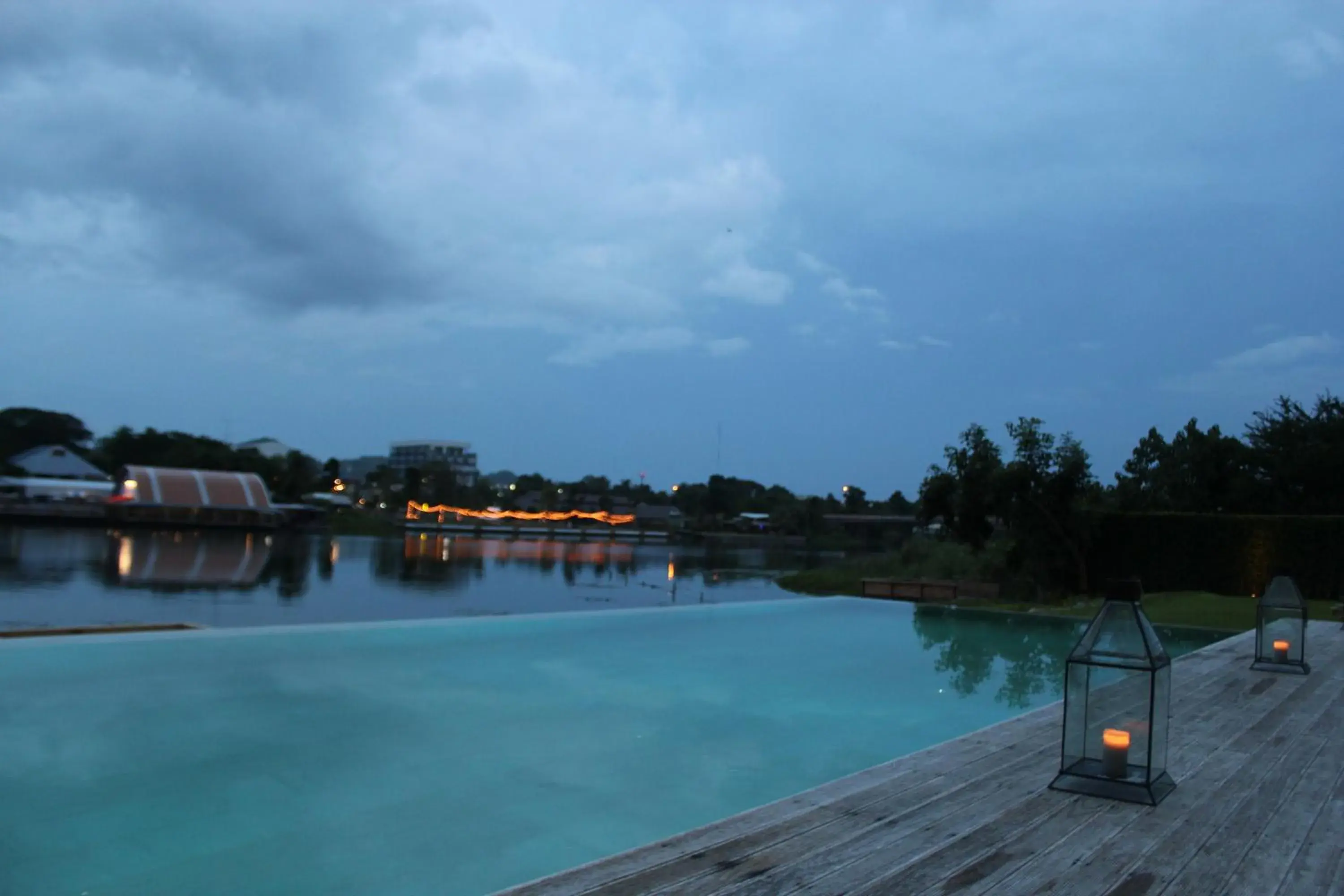 Swimming Pool in The Glory River Kwai Hotel