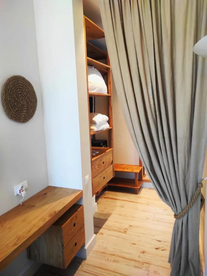 Bed in Karystion Hotel