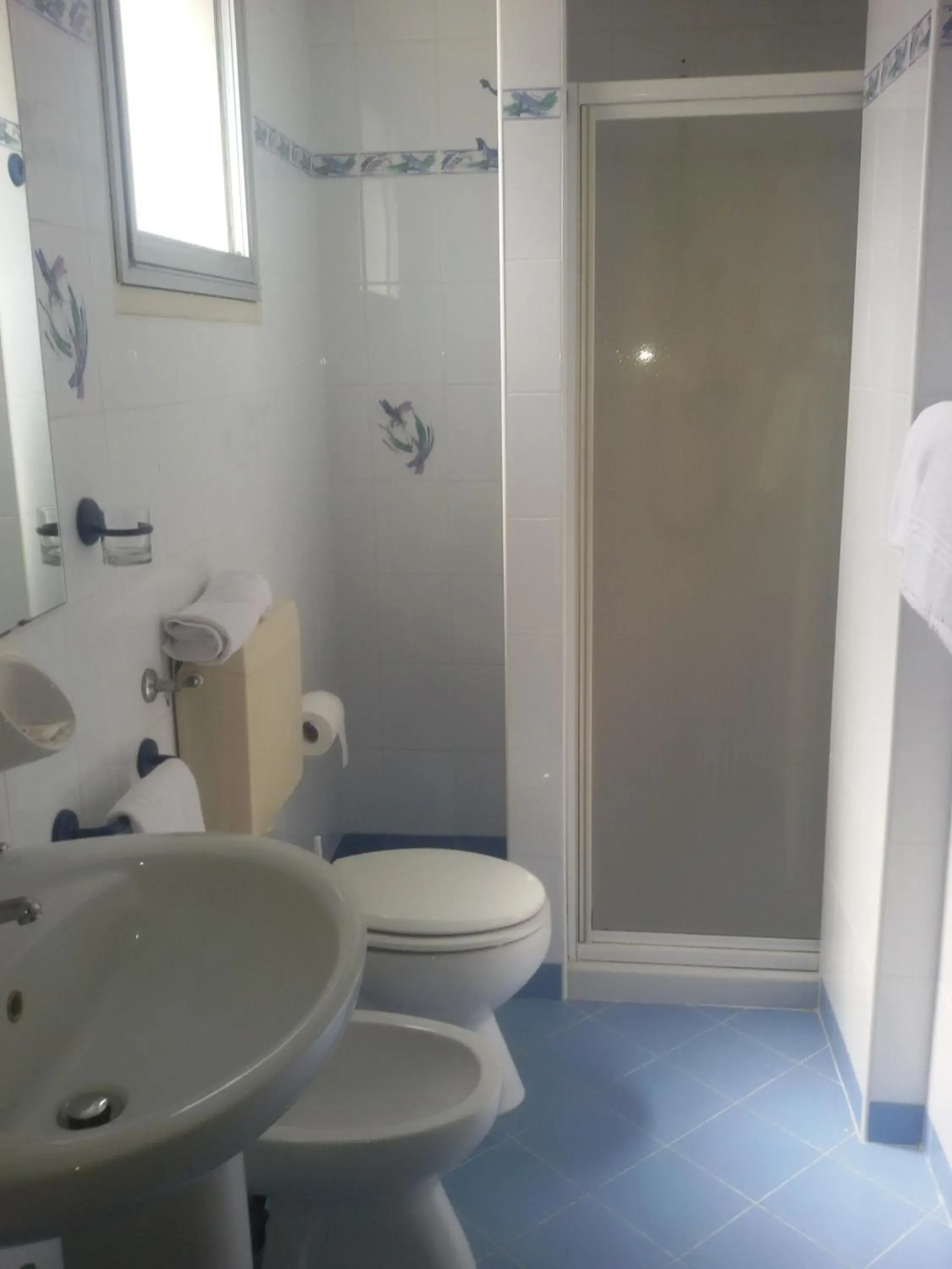 Shower, Bathroom in Sporting Baia Hotel