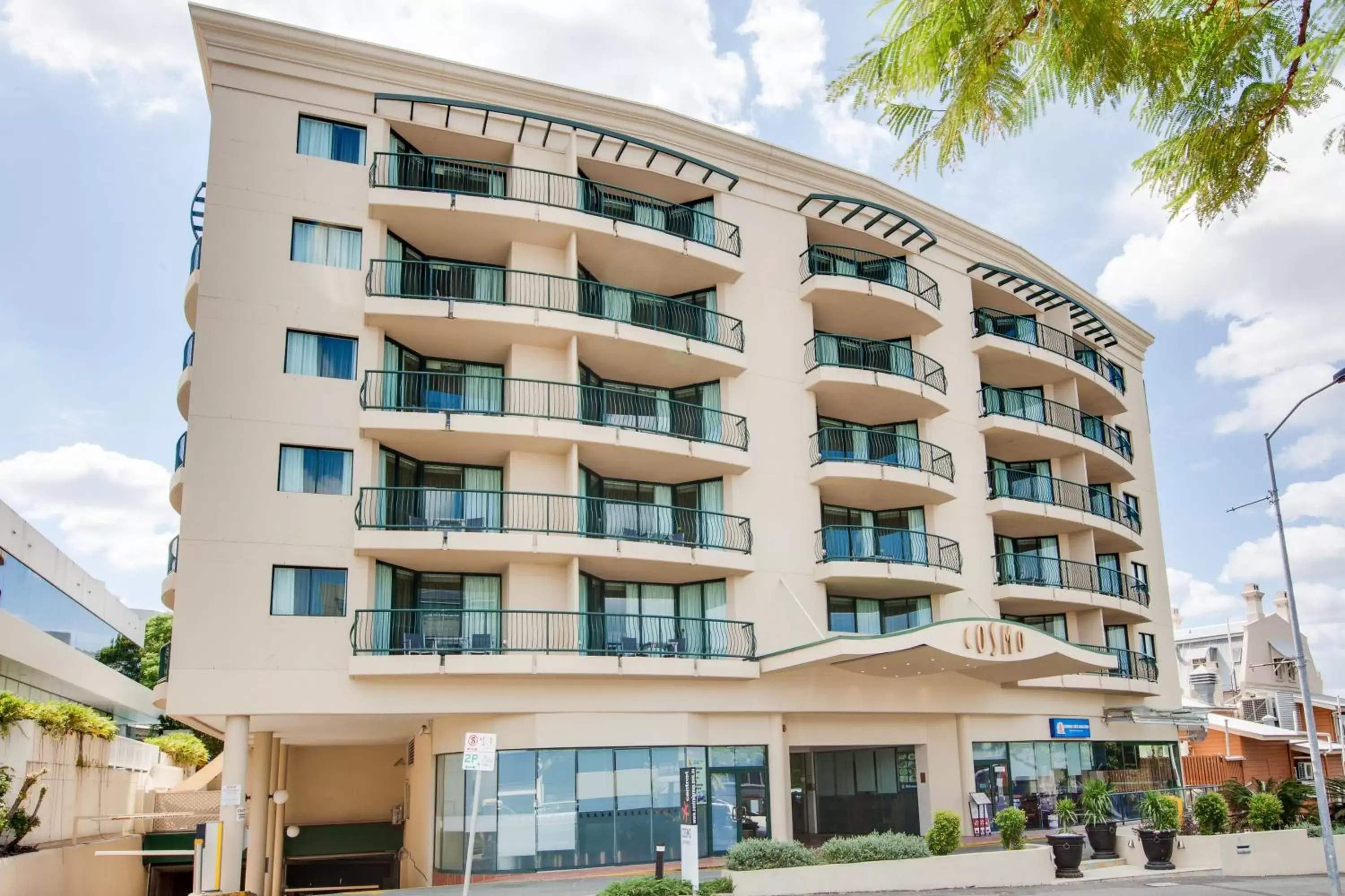 Facade/entrance, Property Building in Central Cosmo Apartment Hotel