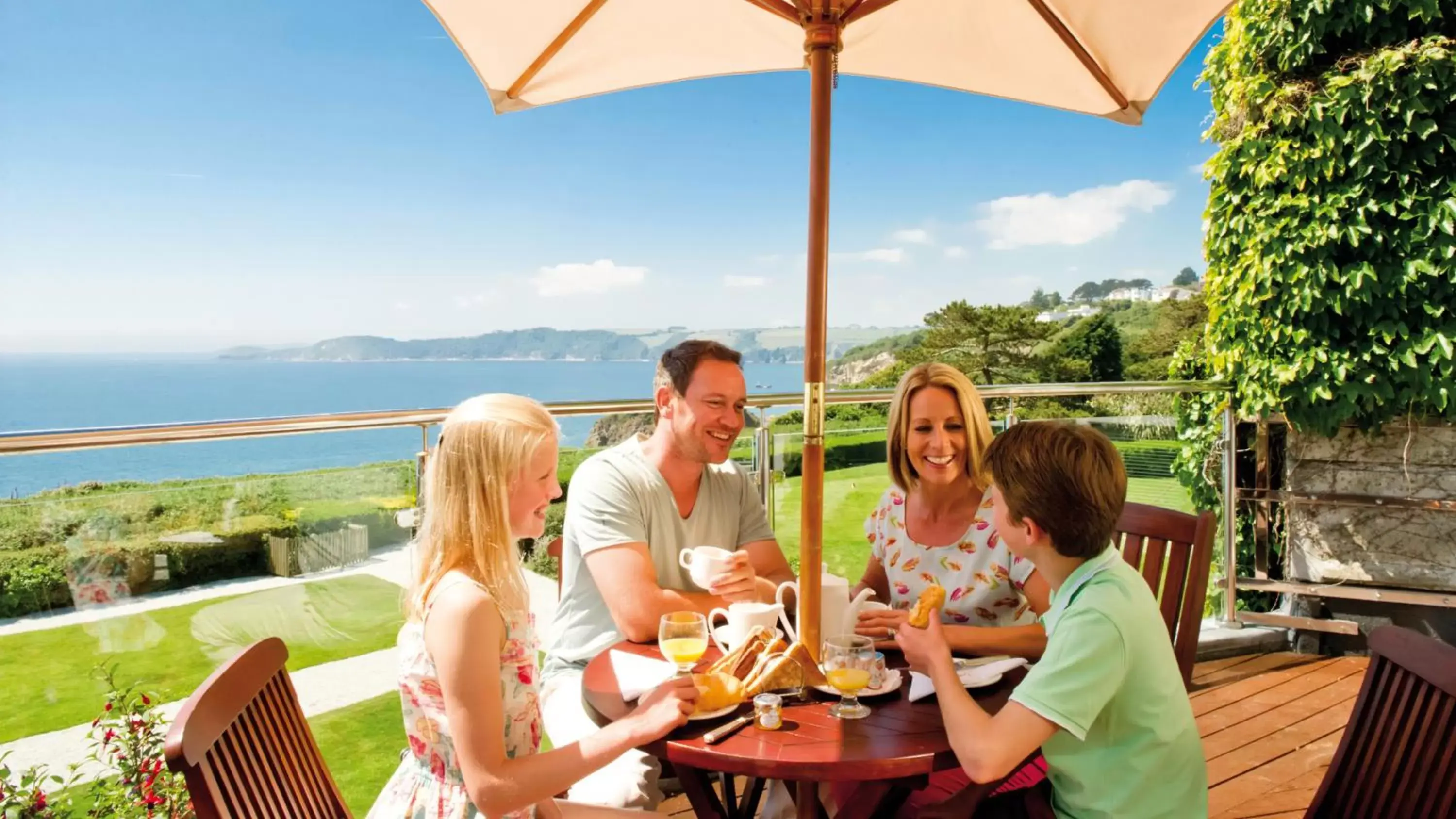 Balcony/Terrace in The Carlyon Bay Hotel and Spa