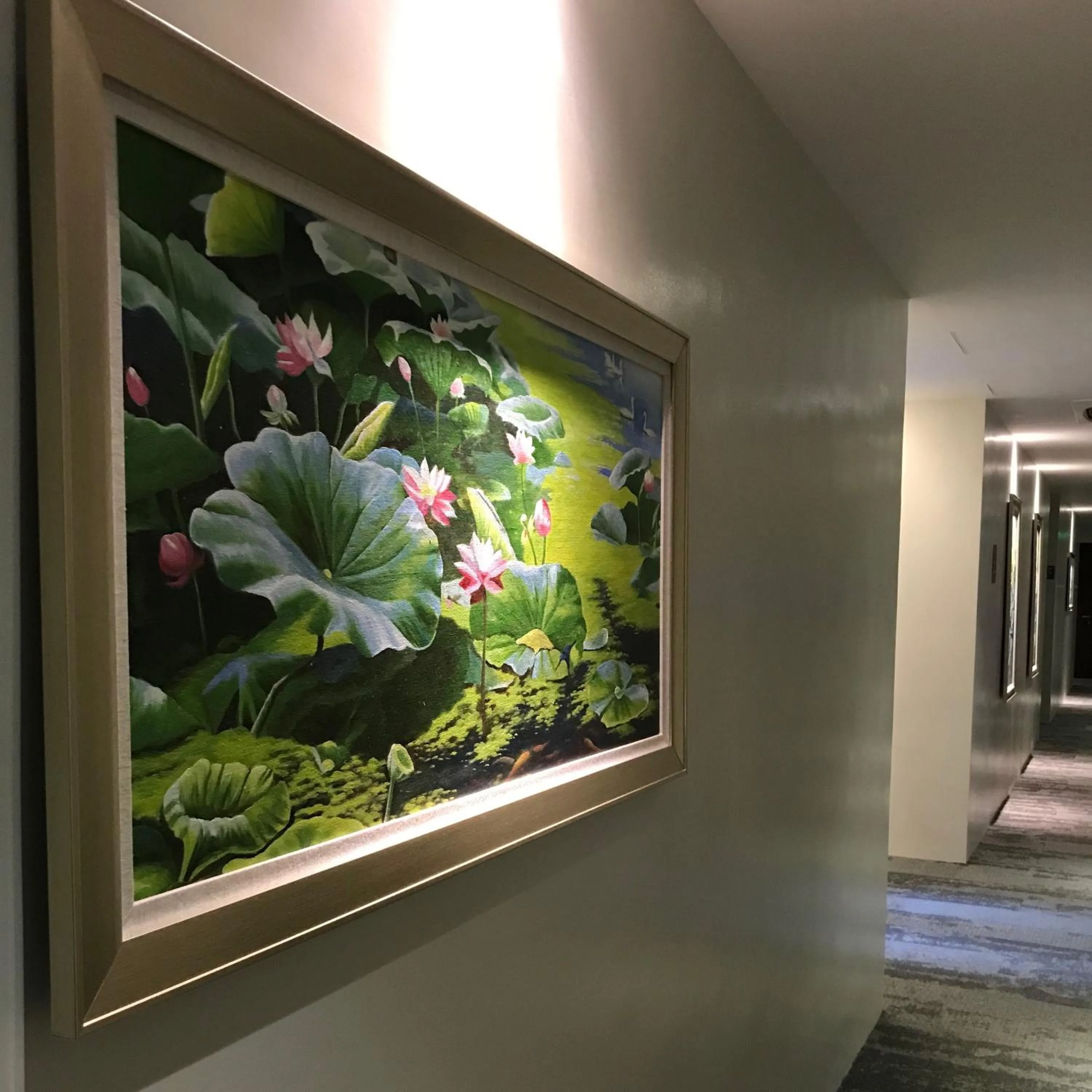 Property logo or sign in Blue Lotus Hotel