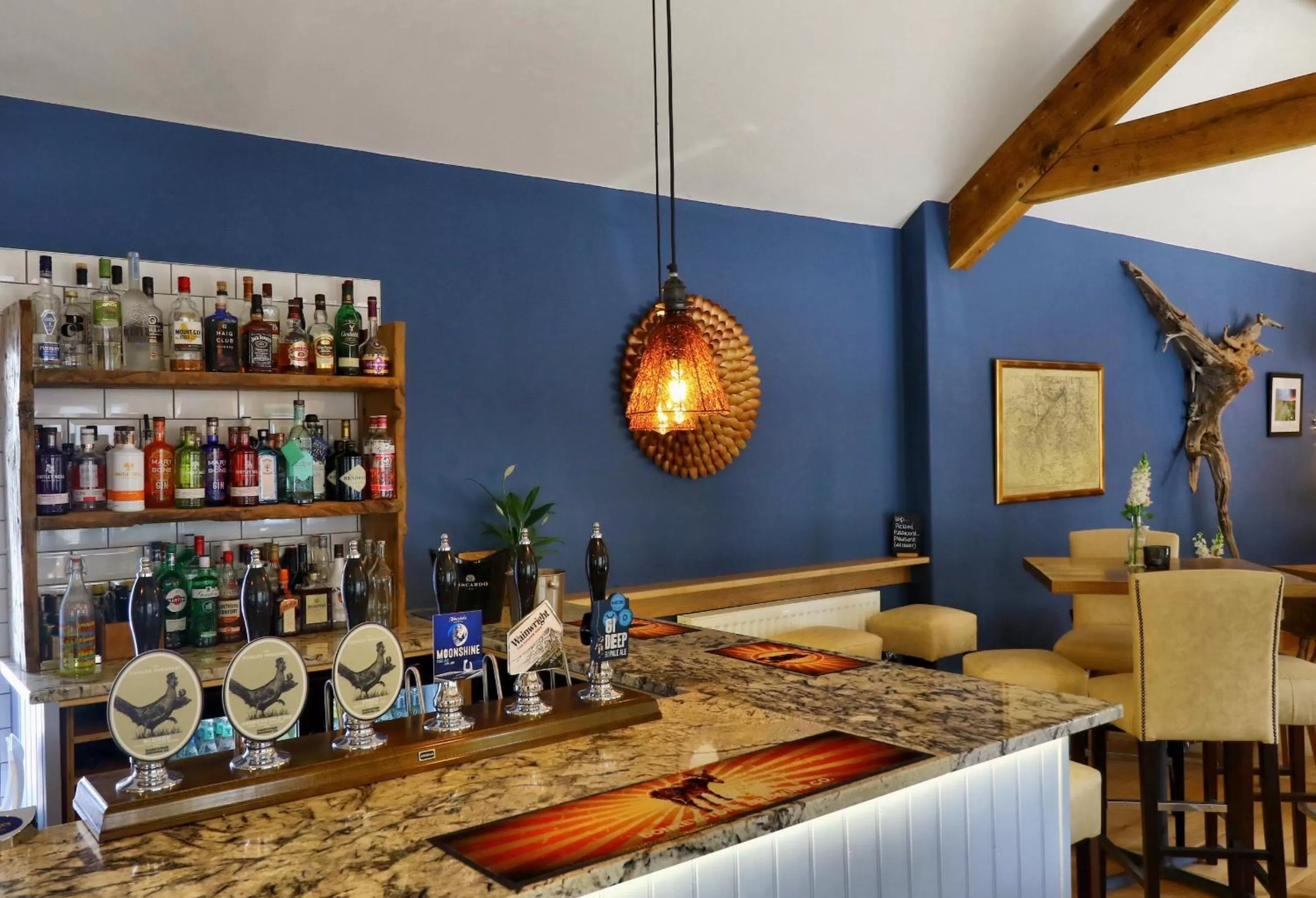 Lounge or bar in The Pickled Pheasant