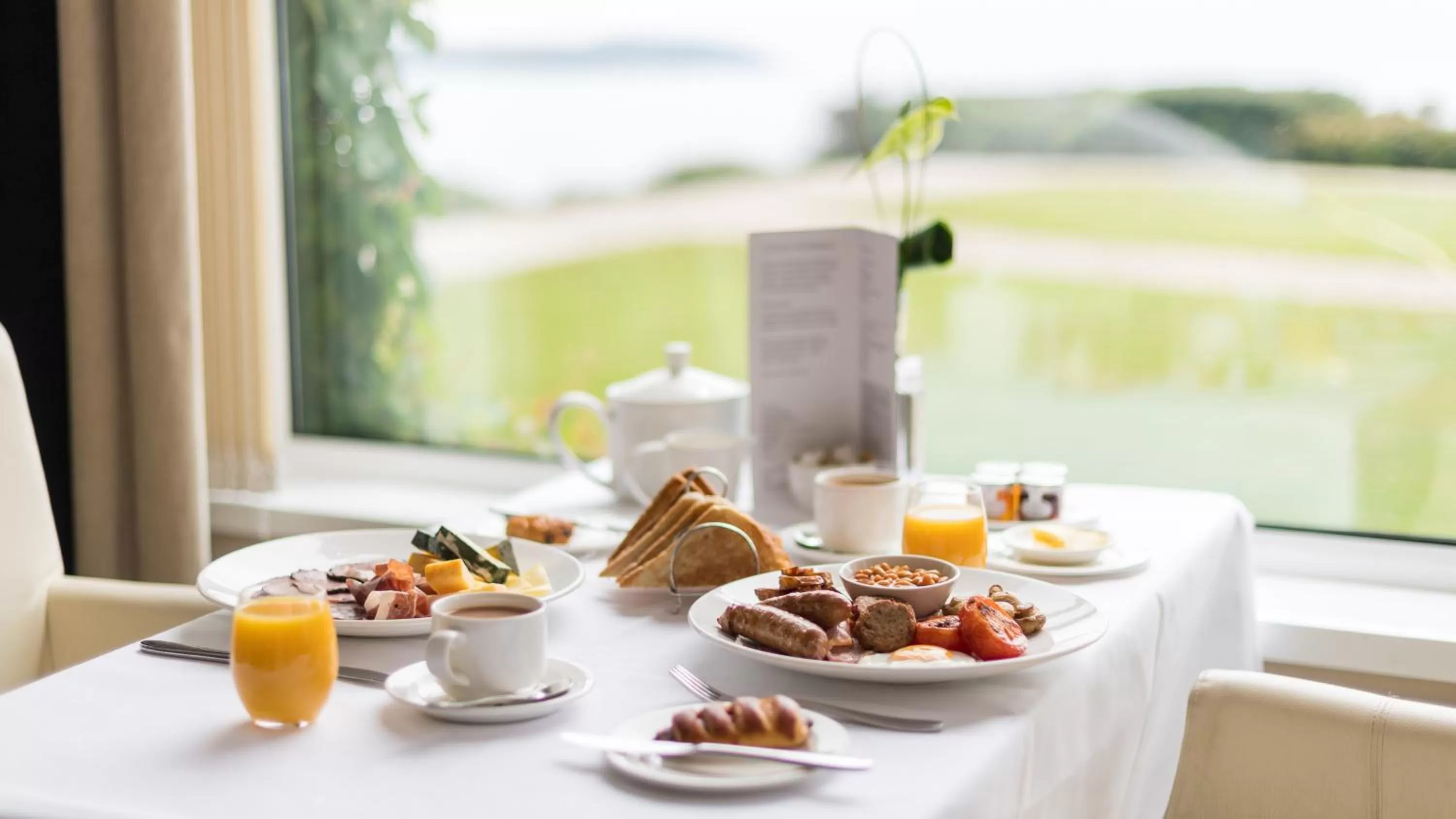 Continental breakfast in The Carlyon Bay Hotel and Spa