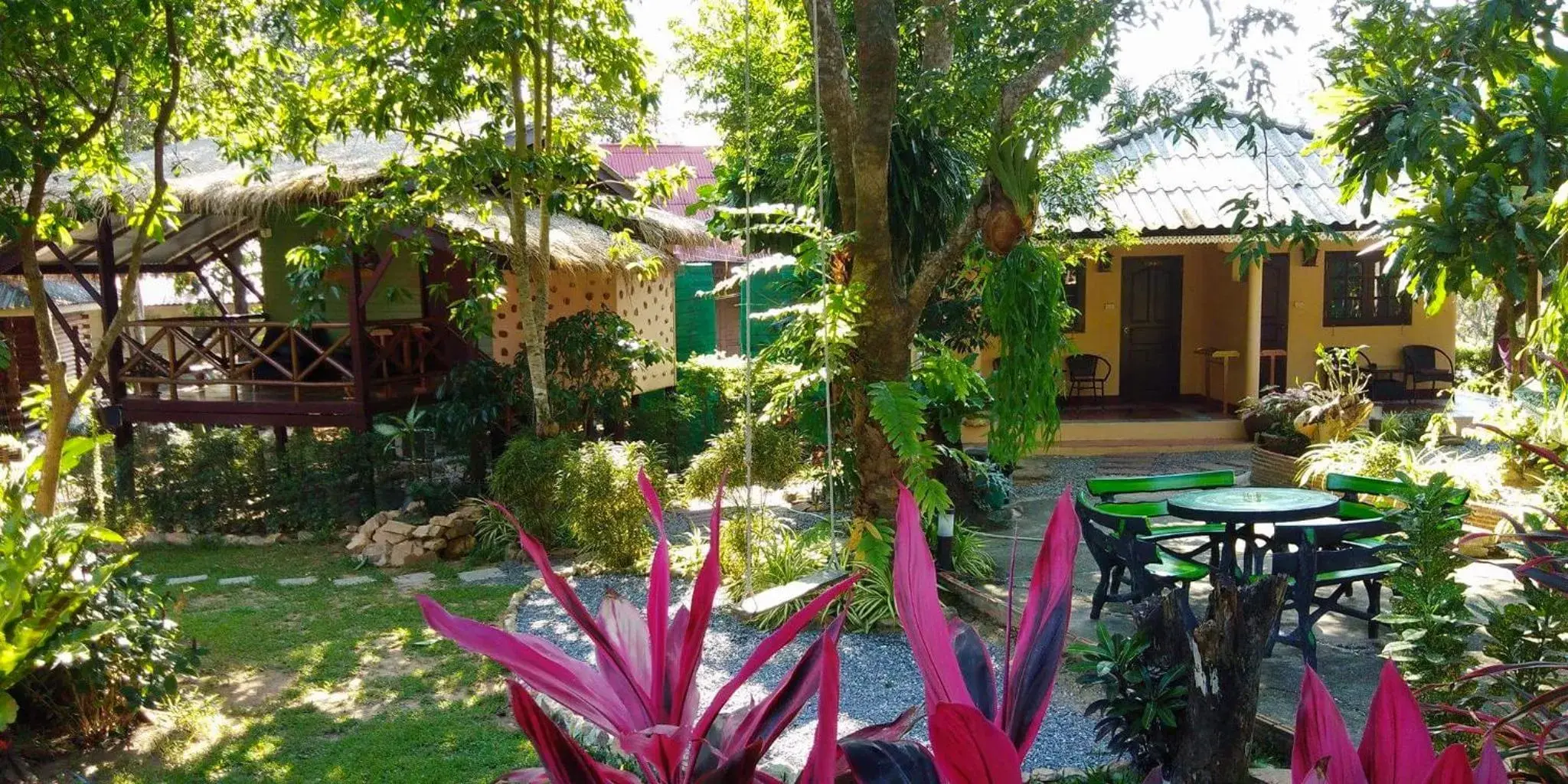 Garden view in Macura Resort