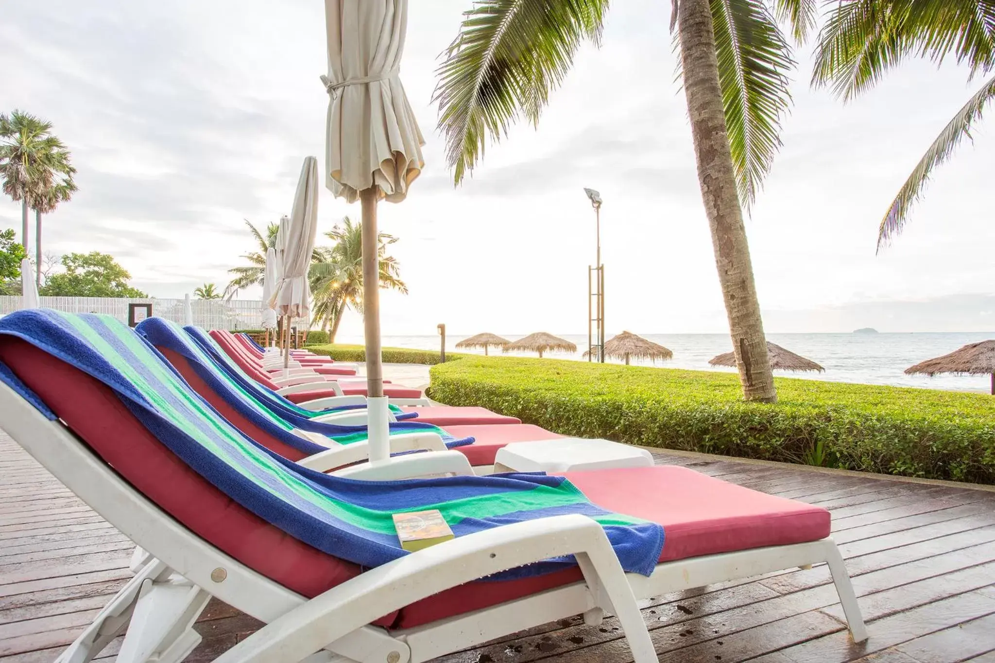 sunbed in Novotel Rayong Rim Pae Resort