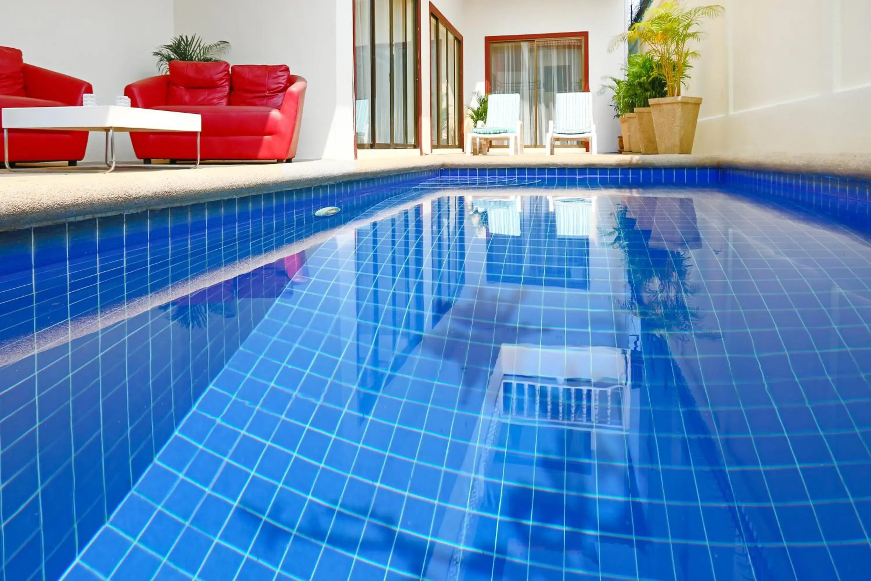 Balcony/Terrace, Swimming Pool in Avoca Pool Villas