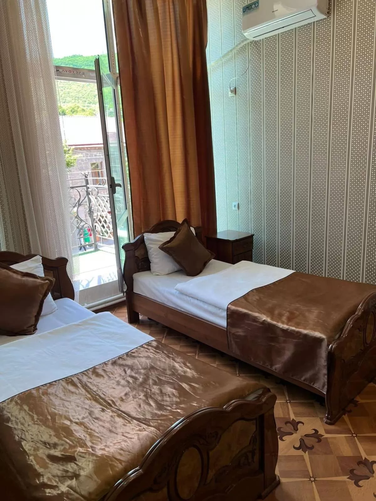 Bed in Zangezur Hotel