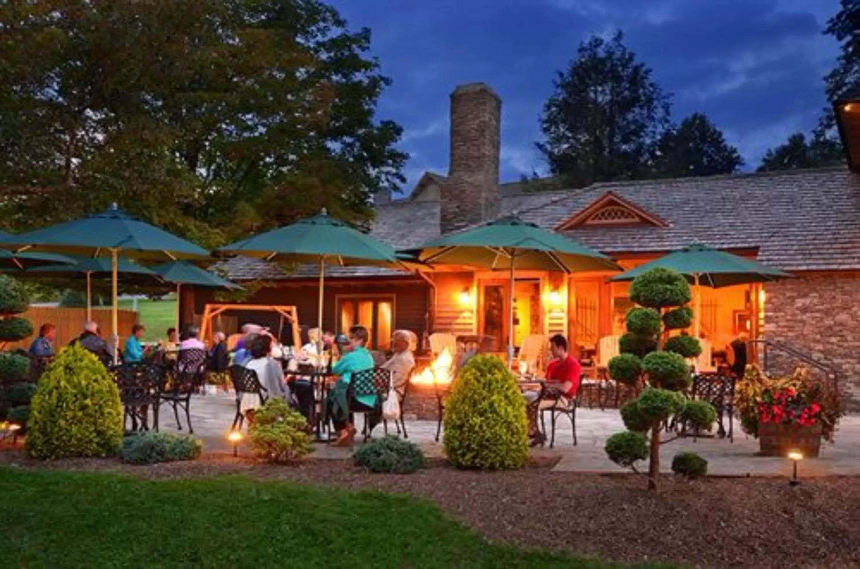 Balcony/Terrace in Chetola Resort at Blowing Rock (Lodge)