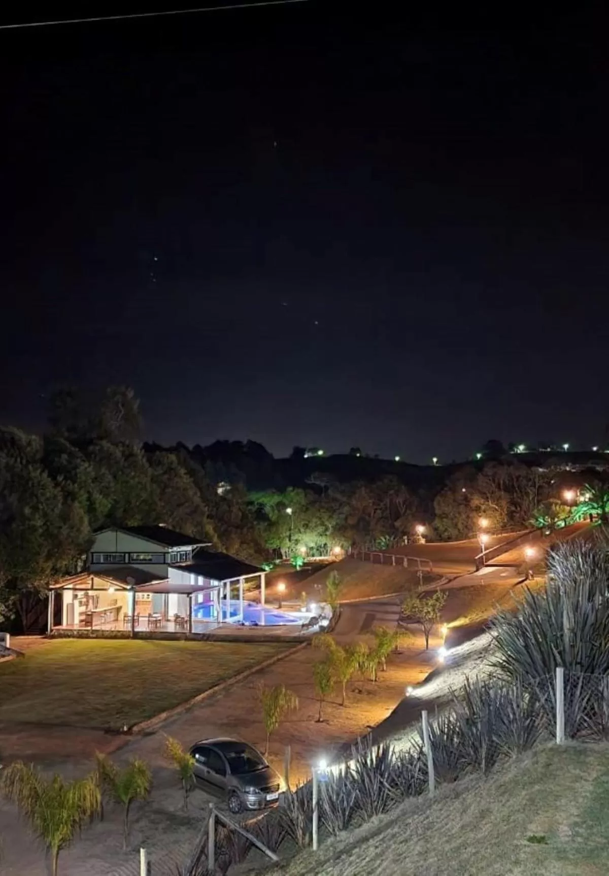 Property building in Pousada Trem Chic