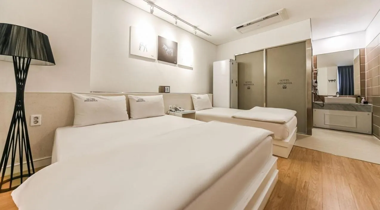 Bed in 호텔 인썸니아 Hotel Insomnia 失眠酒店