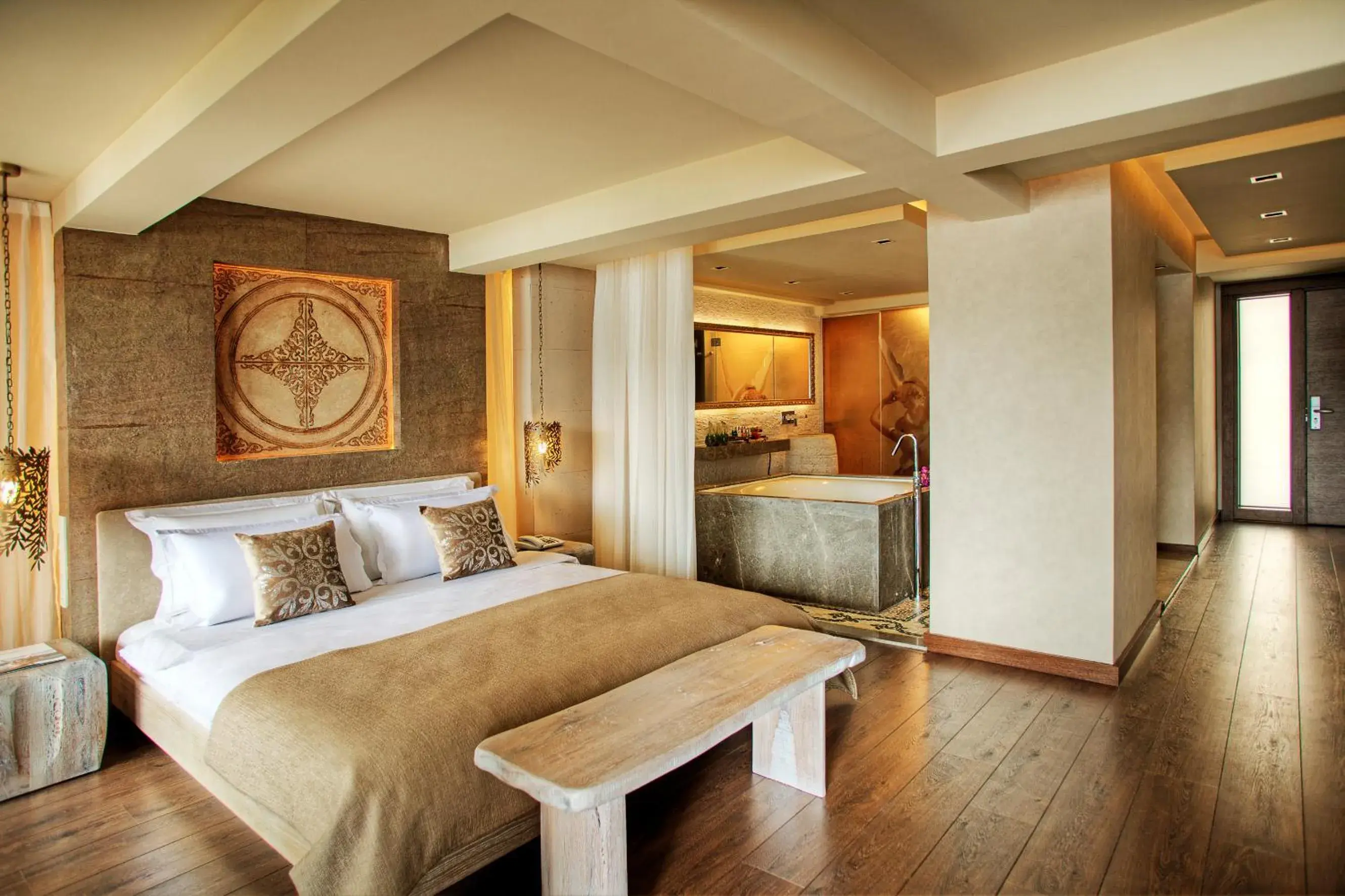 Photo of the whole room, Bed in Marti Hemithea Hotel Photo of the whole room, Bed in Marti Hemithea Hotel