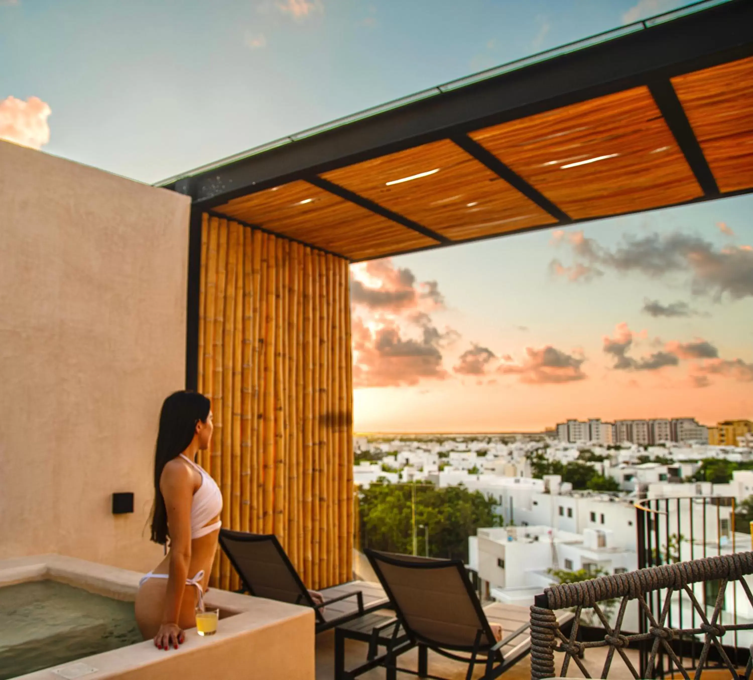 City view in Hive Cancun by G Hotels