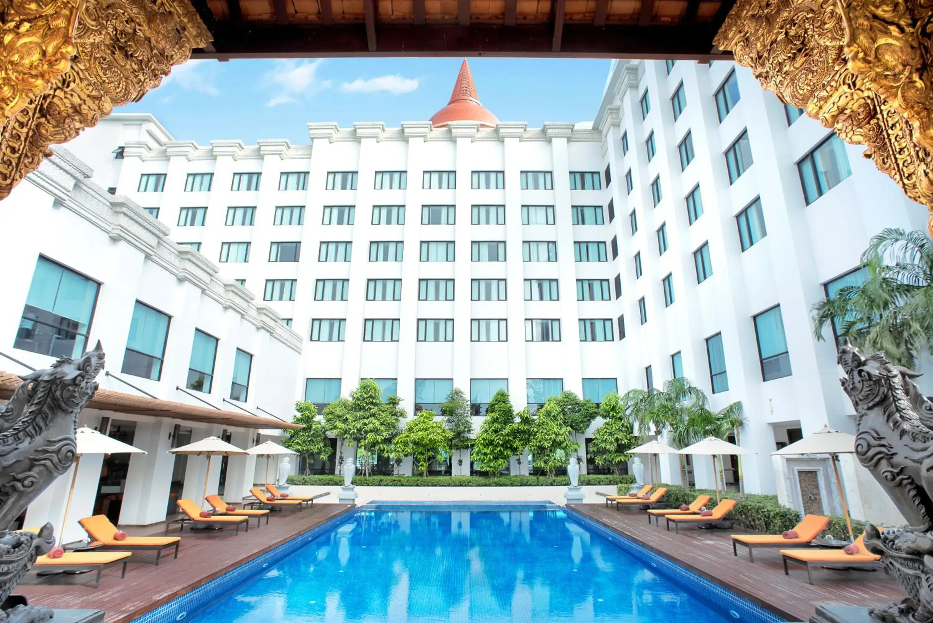 Pool view, Property Building in Mida Grande Hotel Dhavaravati Nakhon Pathom