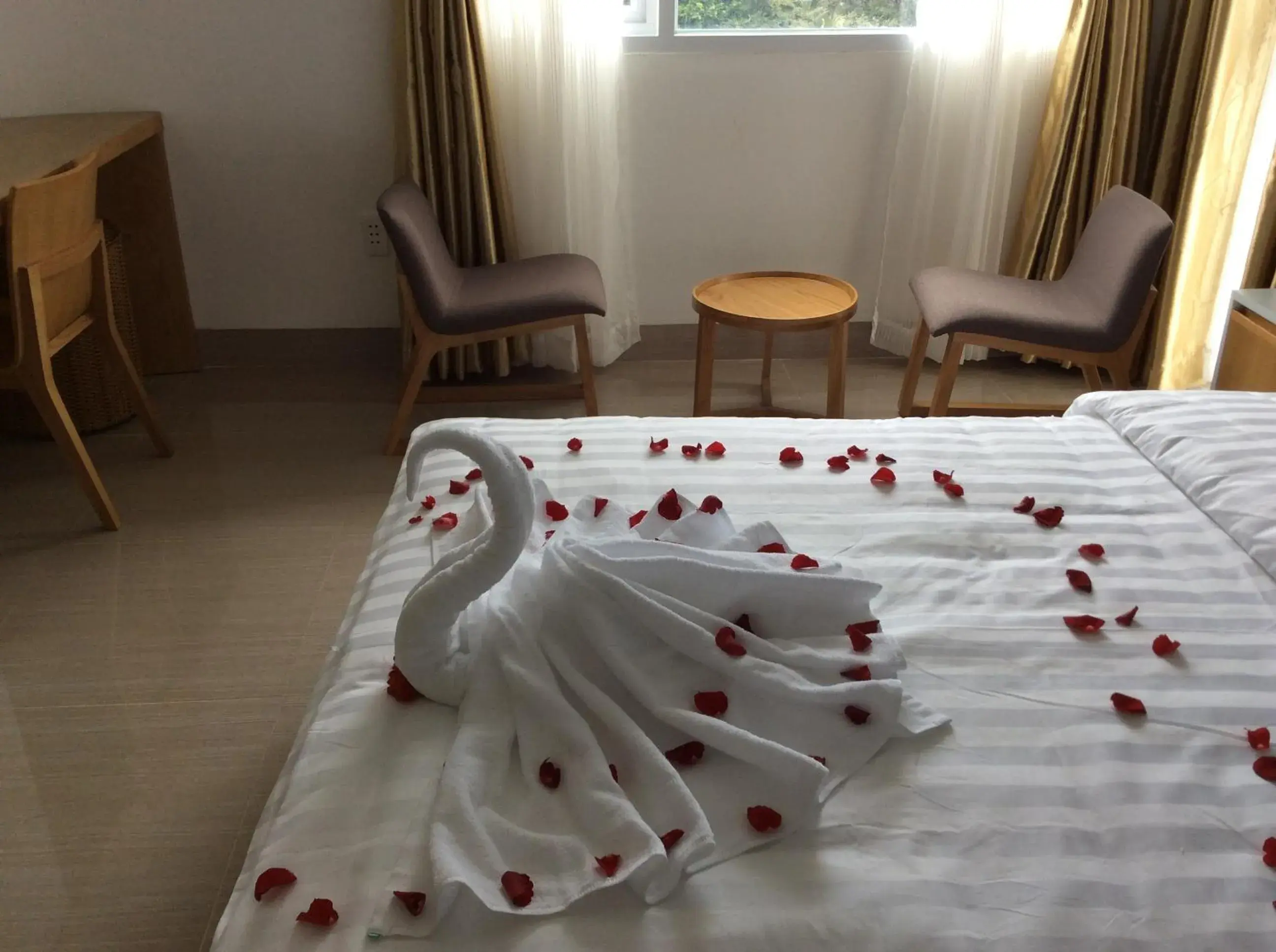 Decorative detail, Bed in Sailing Hotel Phú Quốc Island