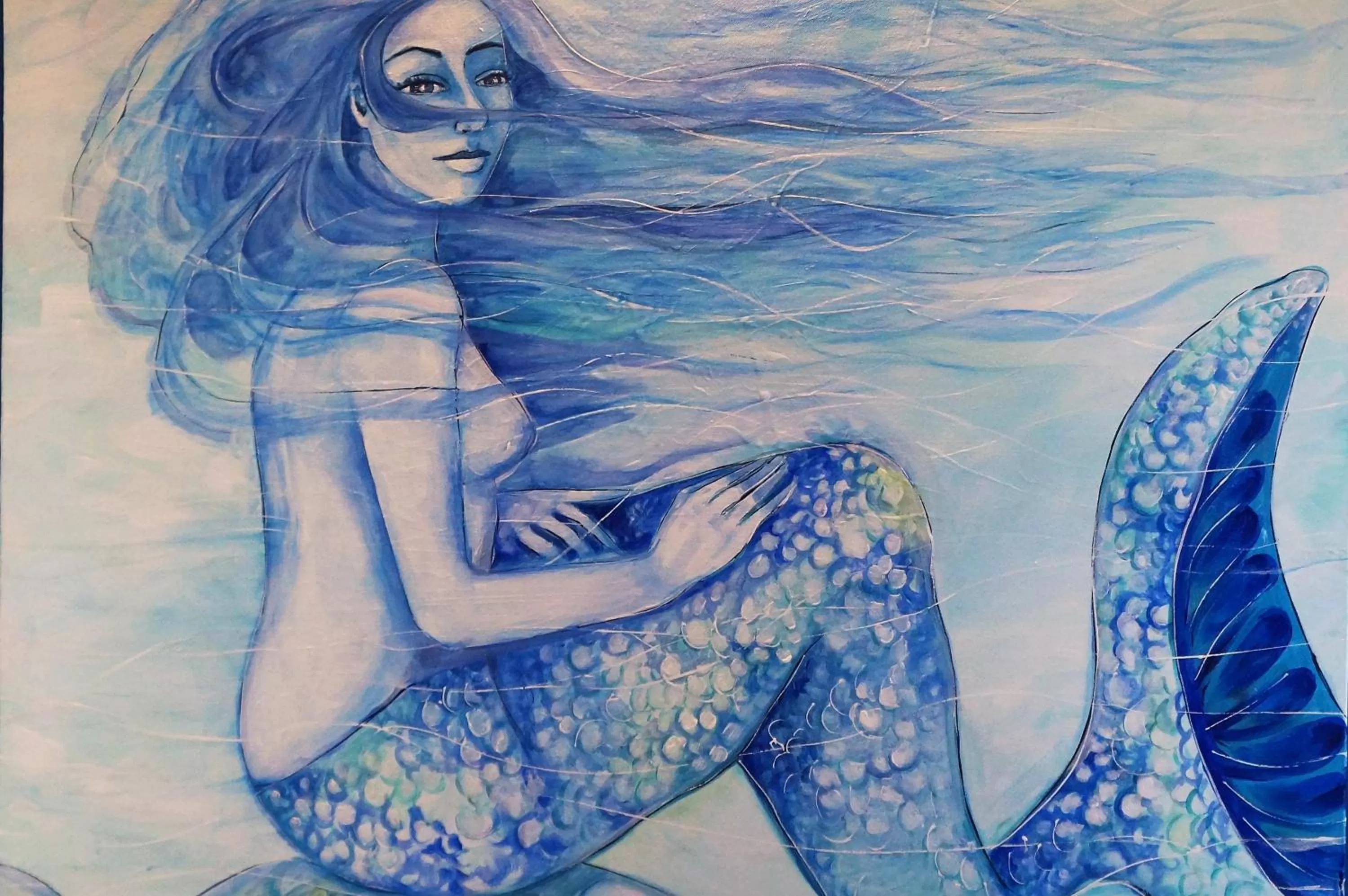 Decorative detail in B&B occhi di mare