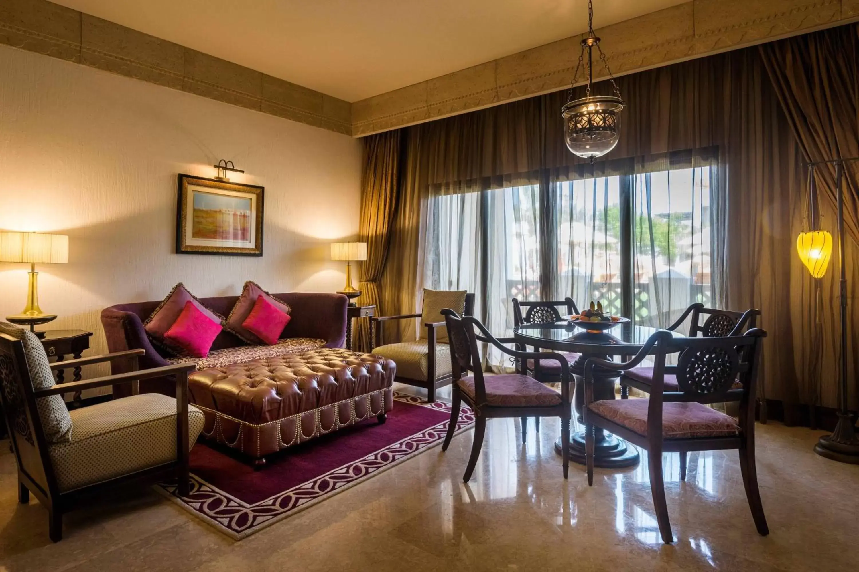 Living room, Seating Area in Sharq Village & Spa, a Ritz-Carlton Hotel