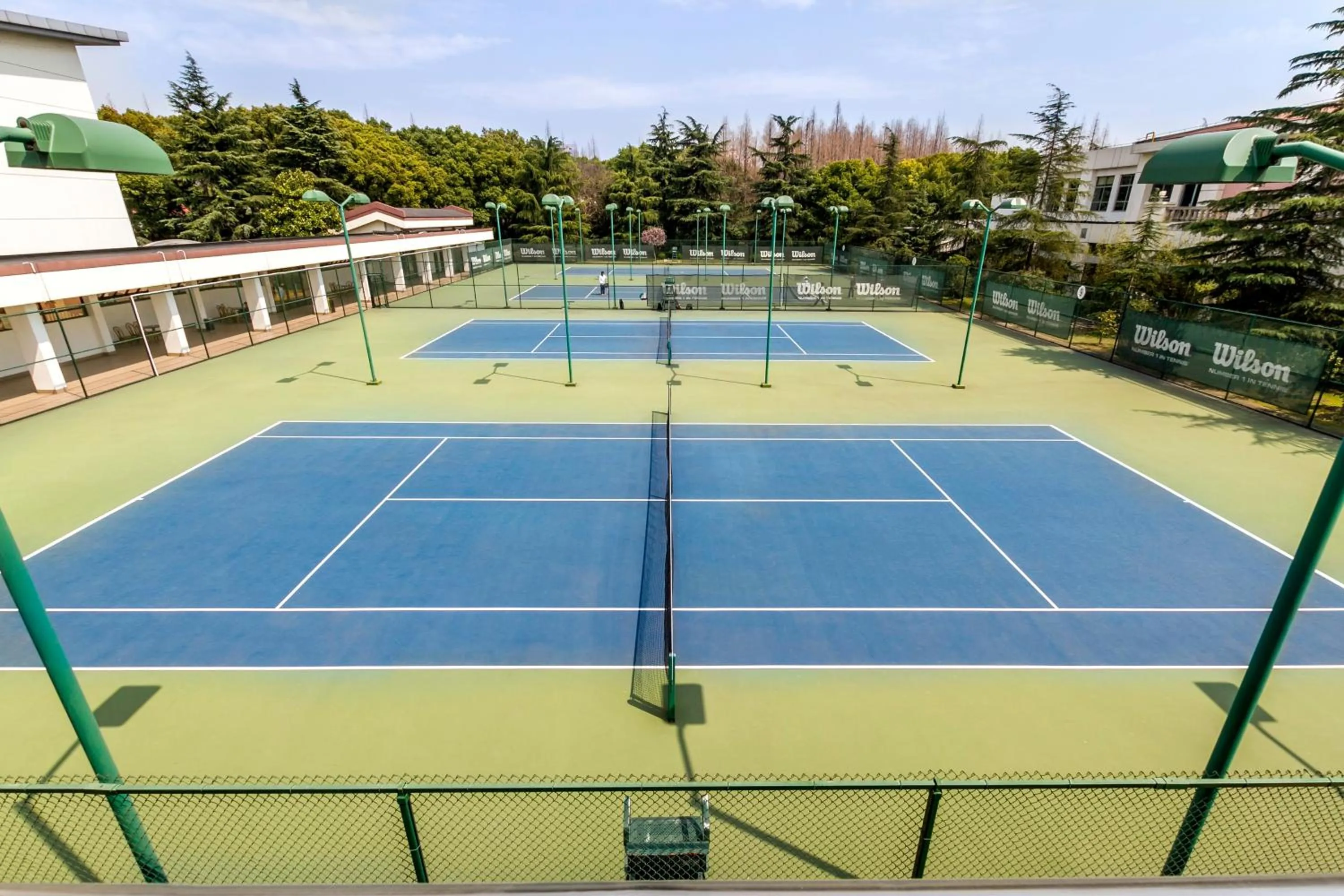 Tennis court in Xijiao State Guest Hotel