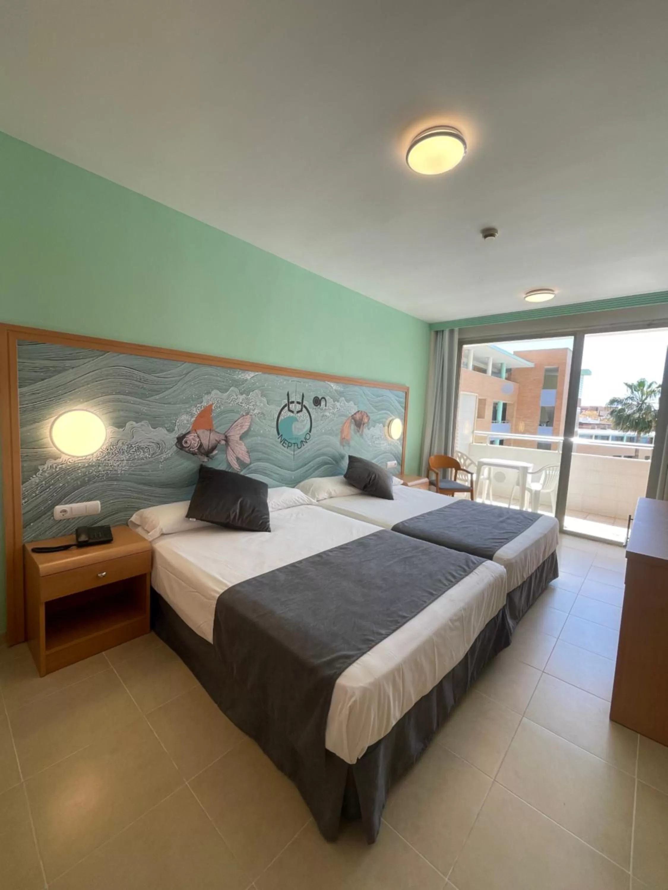 Bed in Hotel Neptuno by ON Hotels Group