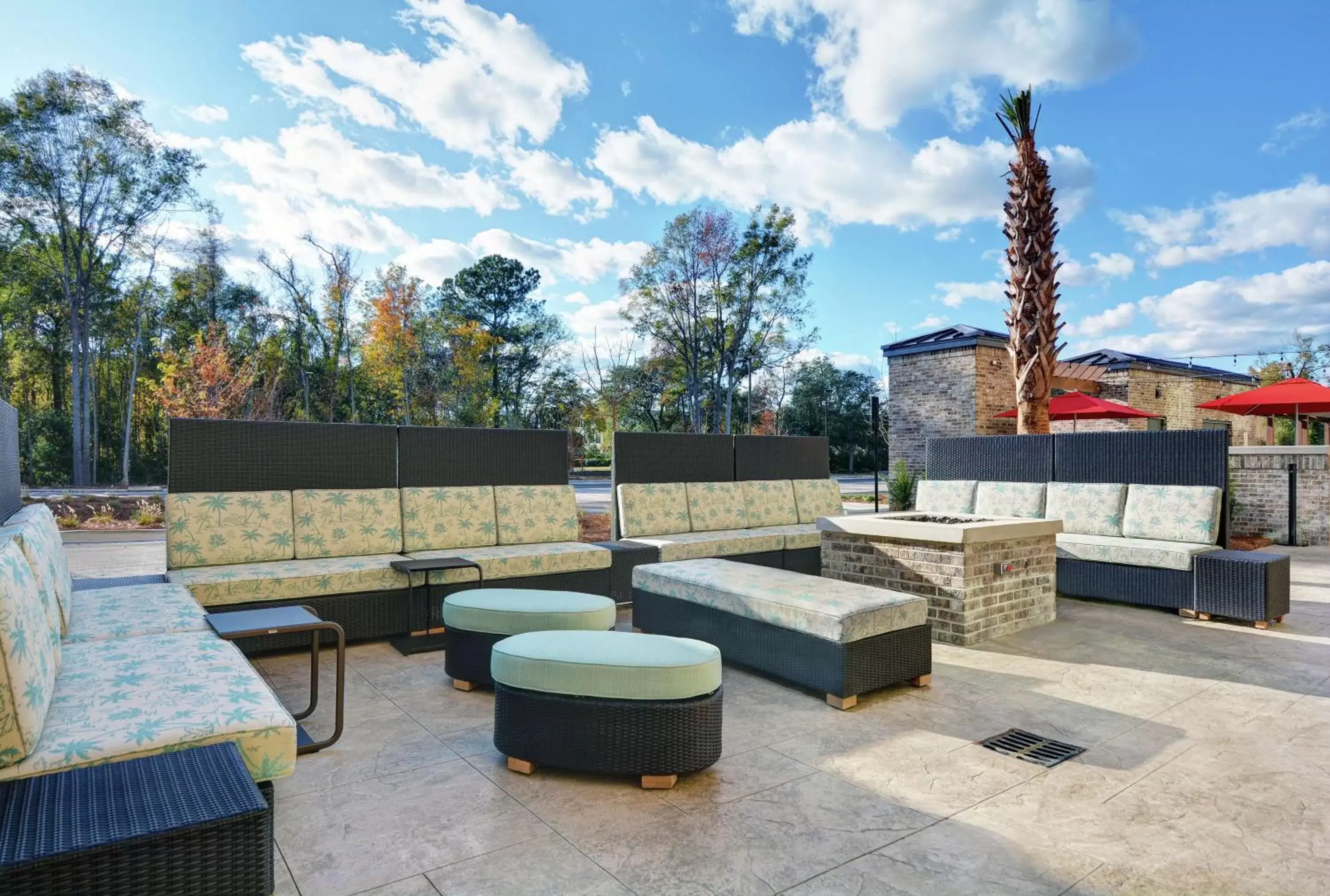 Patio in Home2 Suites By Hilton Charleston Daniel Island, Sc