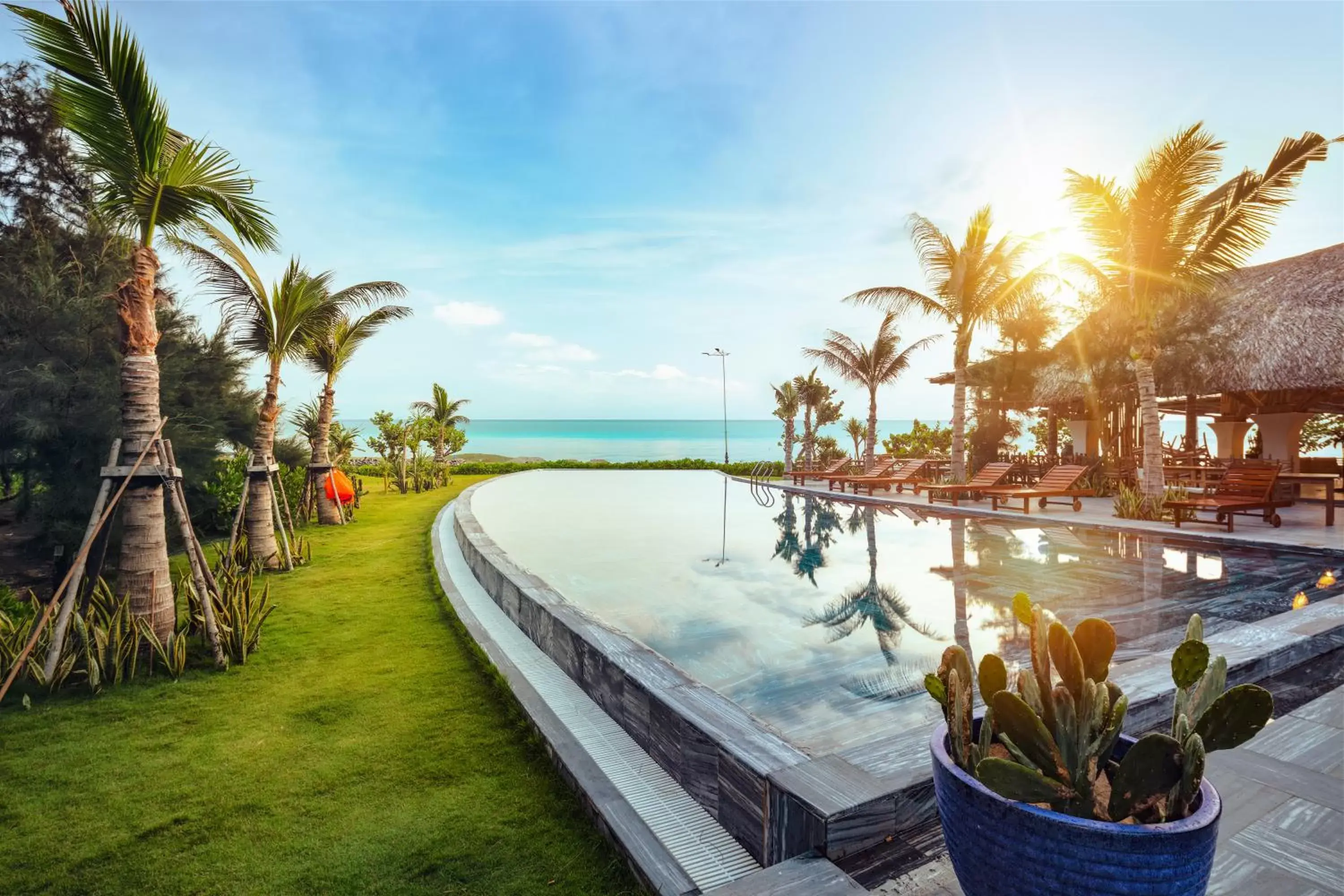 Natural landscape, Swimming Pool in Stelia Beach Resort