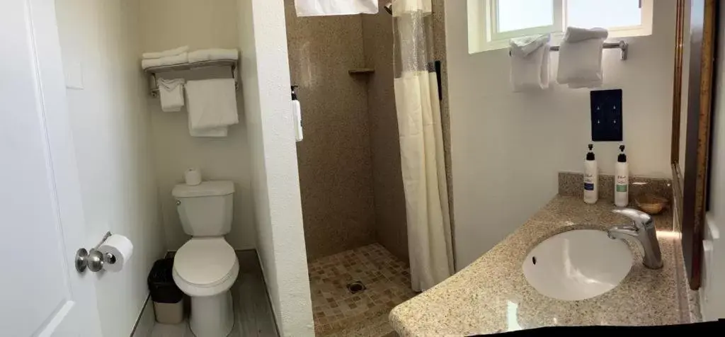 Bathroom in Ocean Palms Motel