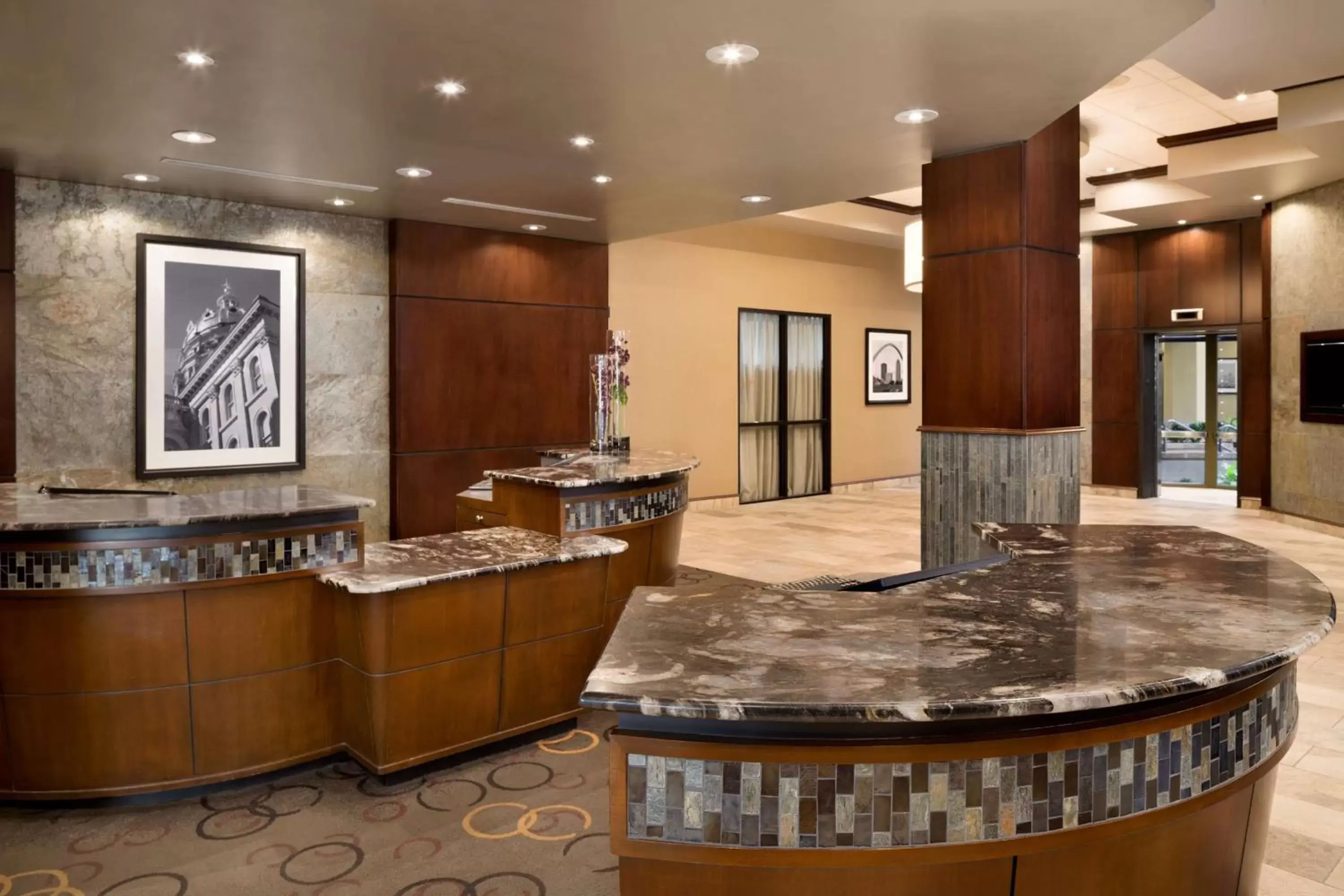 Lobby or reception, Lobby/Reception in Embassy Suites Des Moines Downtown