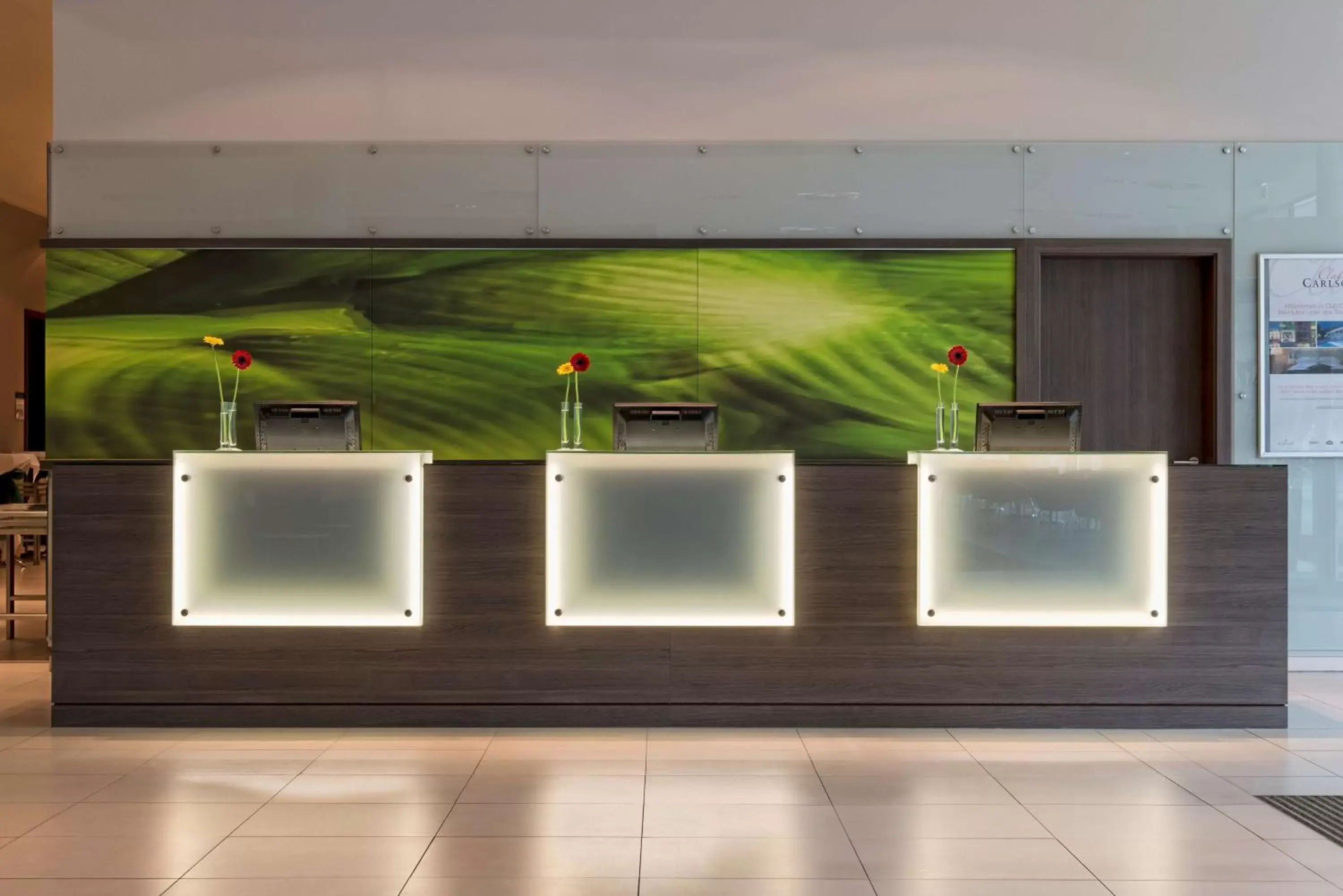 Lobby or reception in Park Inn by Radisson Linz Lobby or reception in Park Inn by Radisson Linz