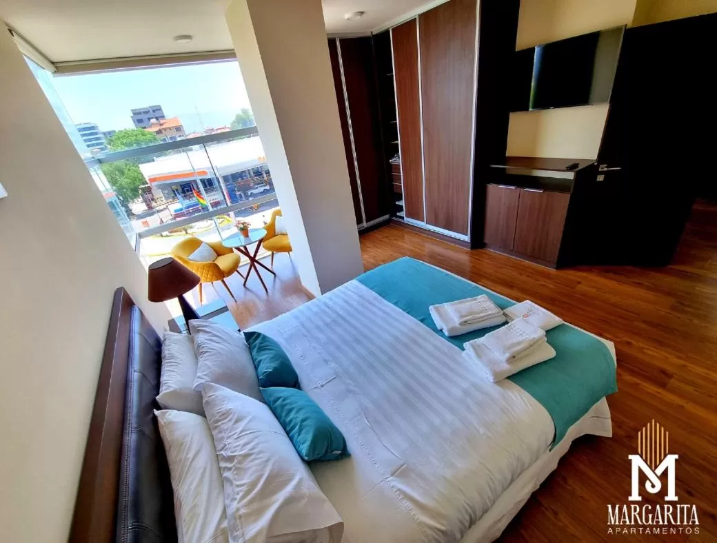 Bed in Margarita Apartamentos