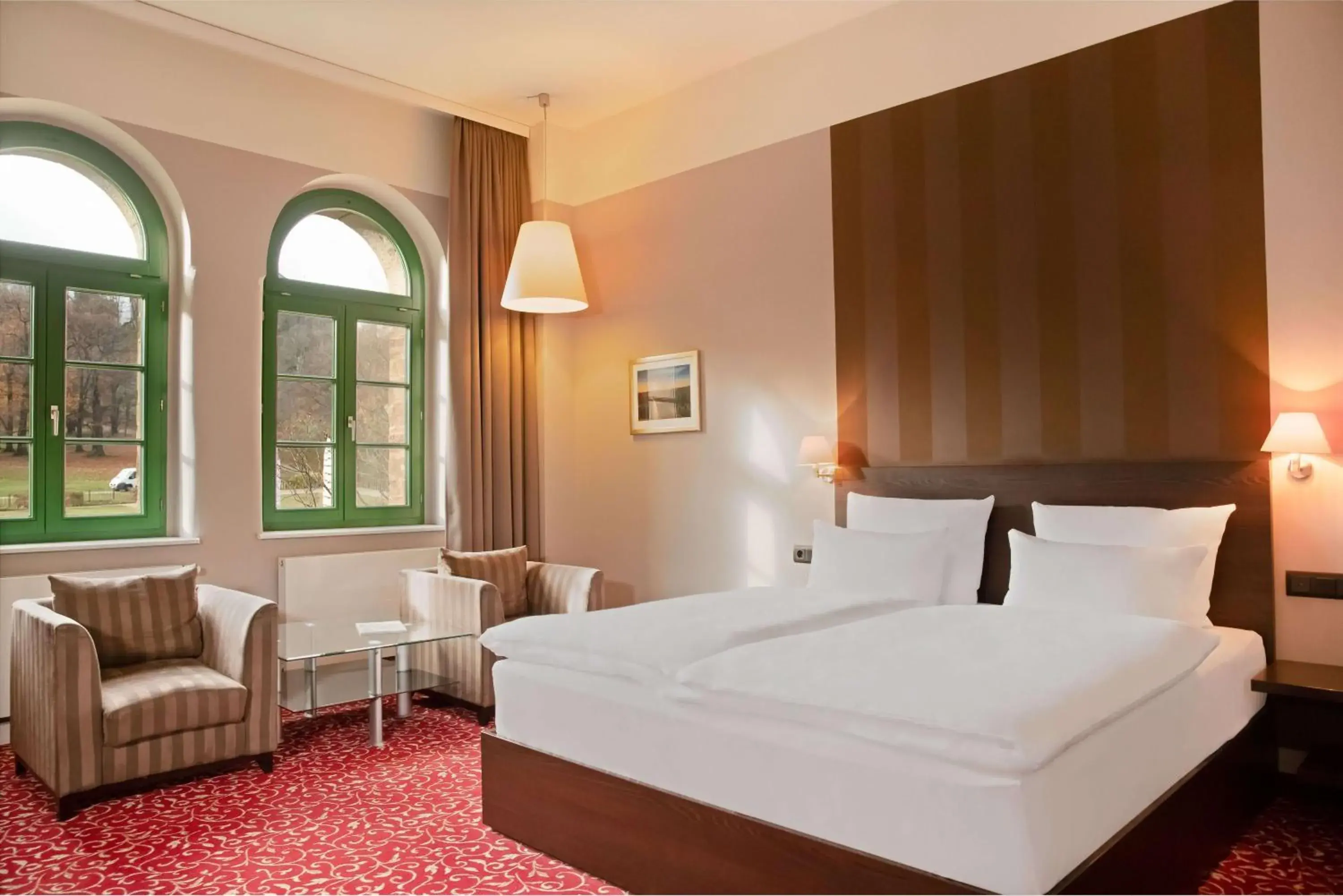 Photo of the whole room, Bed in GreenLine Schlosshotel Blankenburg