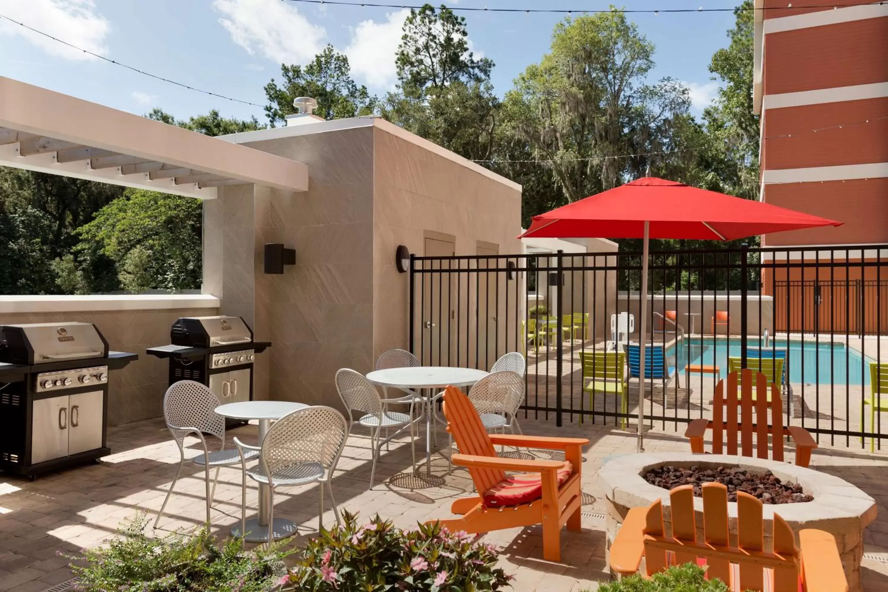 Patio in Home2 Suites By Hilton Gainesville