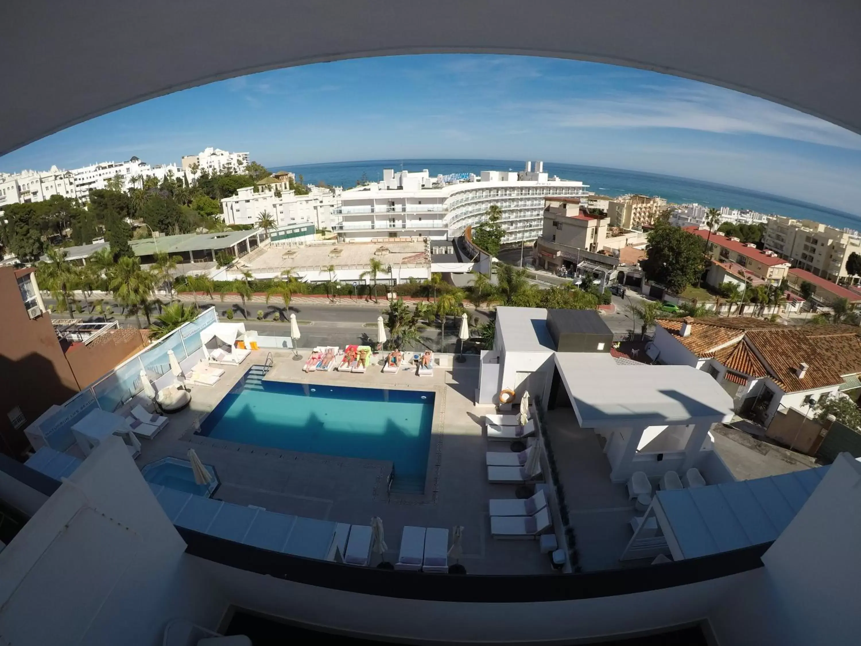 Balcony/Terrace, Pool View in Hotel Natursun