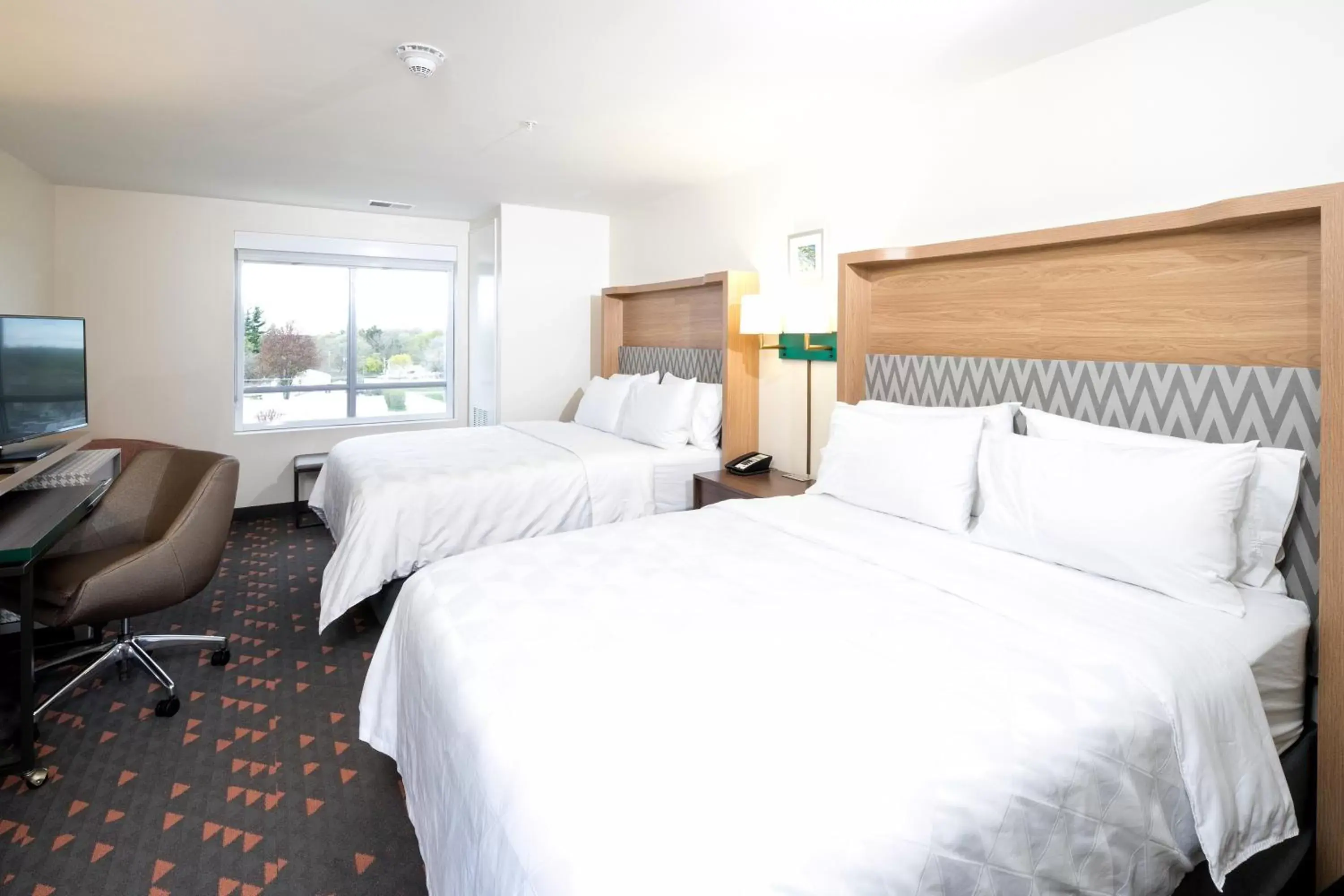Queen Room with Two Queen Beds - Hearing Accessible in Holiday Inn Hotel & Suites - Mount Pleasant, an IHG Hotel Queen Room with Two Queen Beds - Hearing Accessible in Holiday Inn Hotel & Suites - Mount Pleasant, an IHG Hotel