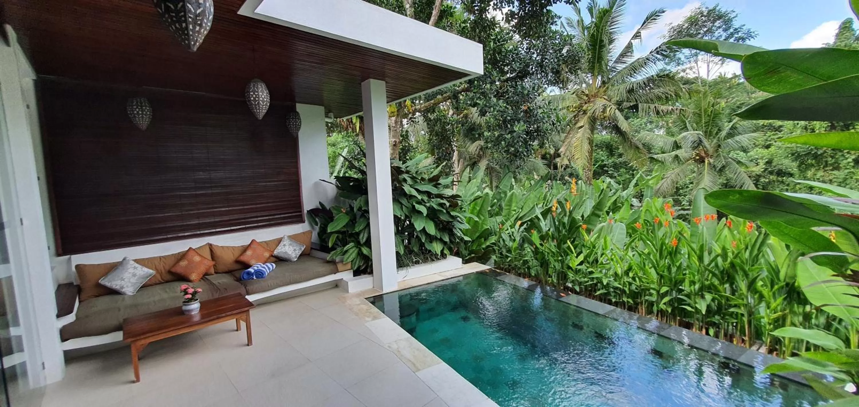 Swimming pool in Cahaya Indah Villas
