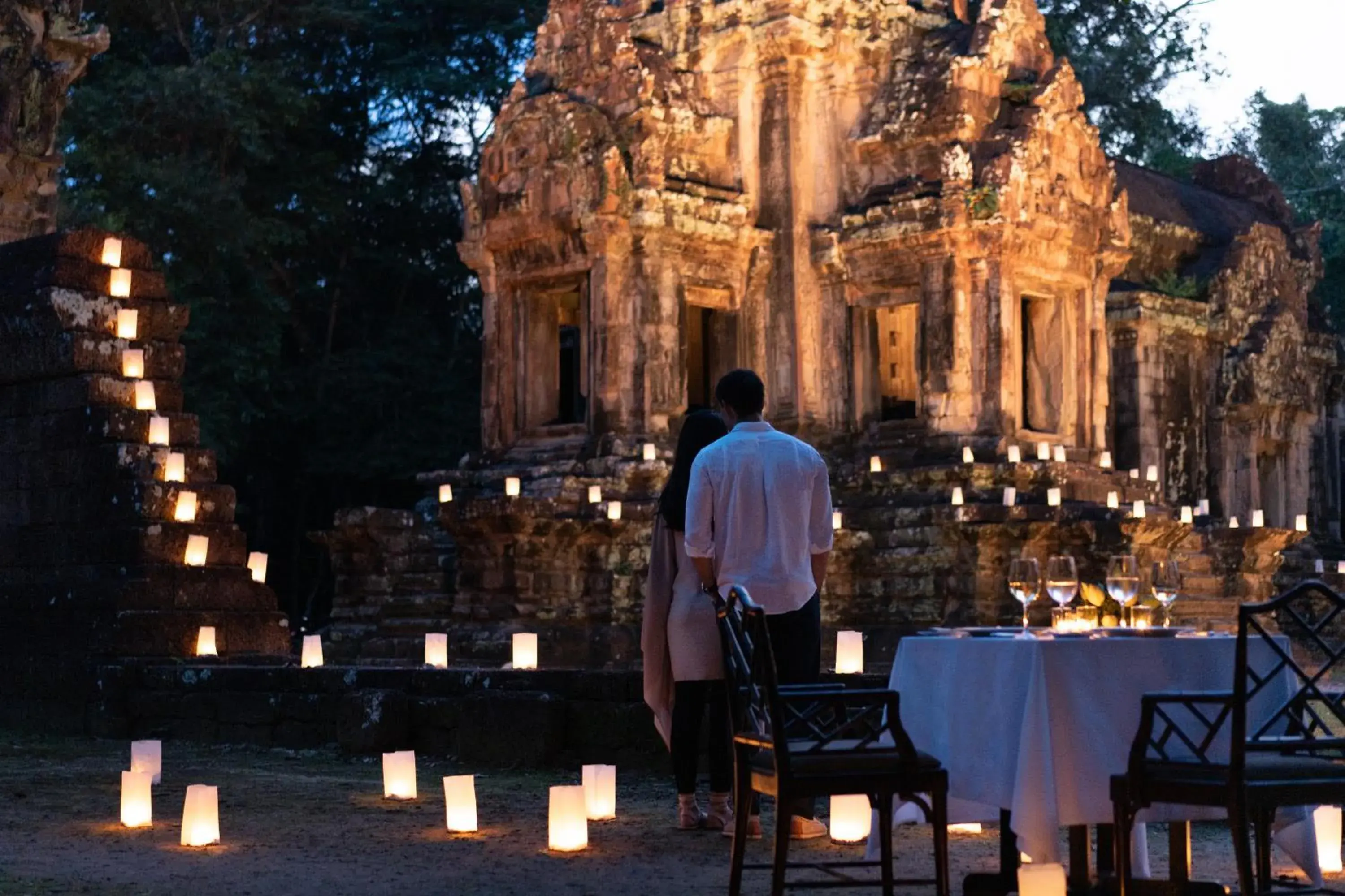 BBQ facilities in Raffles Grand Hotel d'Angkor