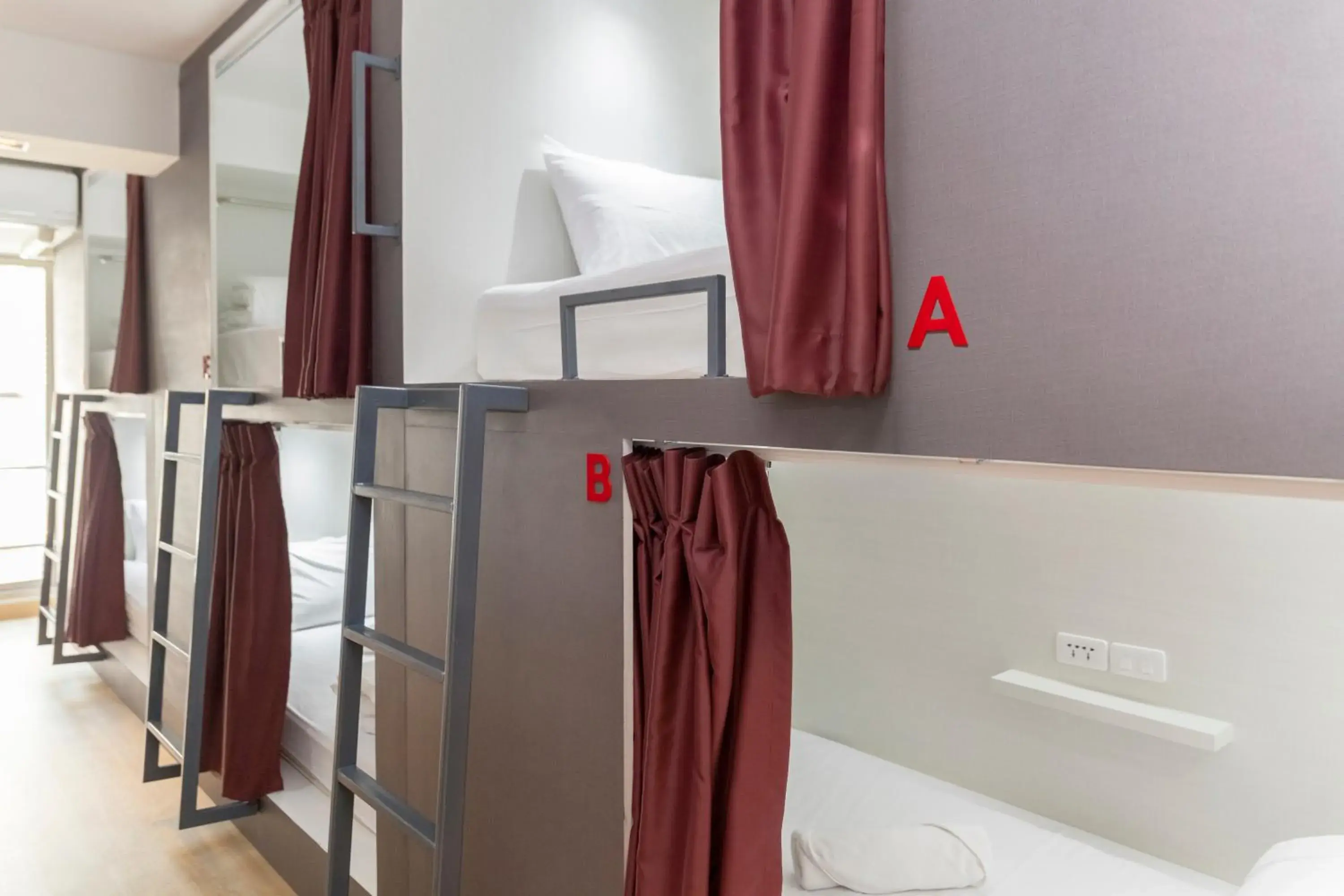 Bed, Bathroom in ALEXA Nimman Hostel (SHA Extra Plus)