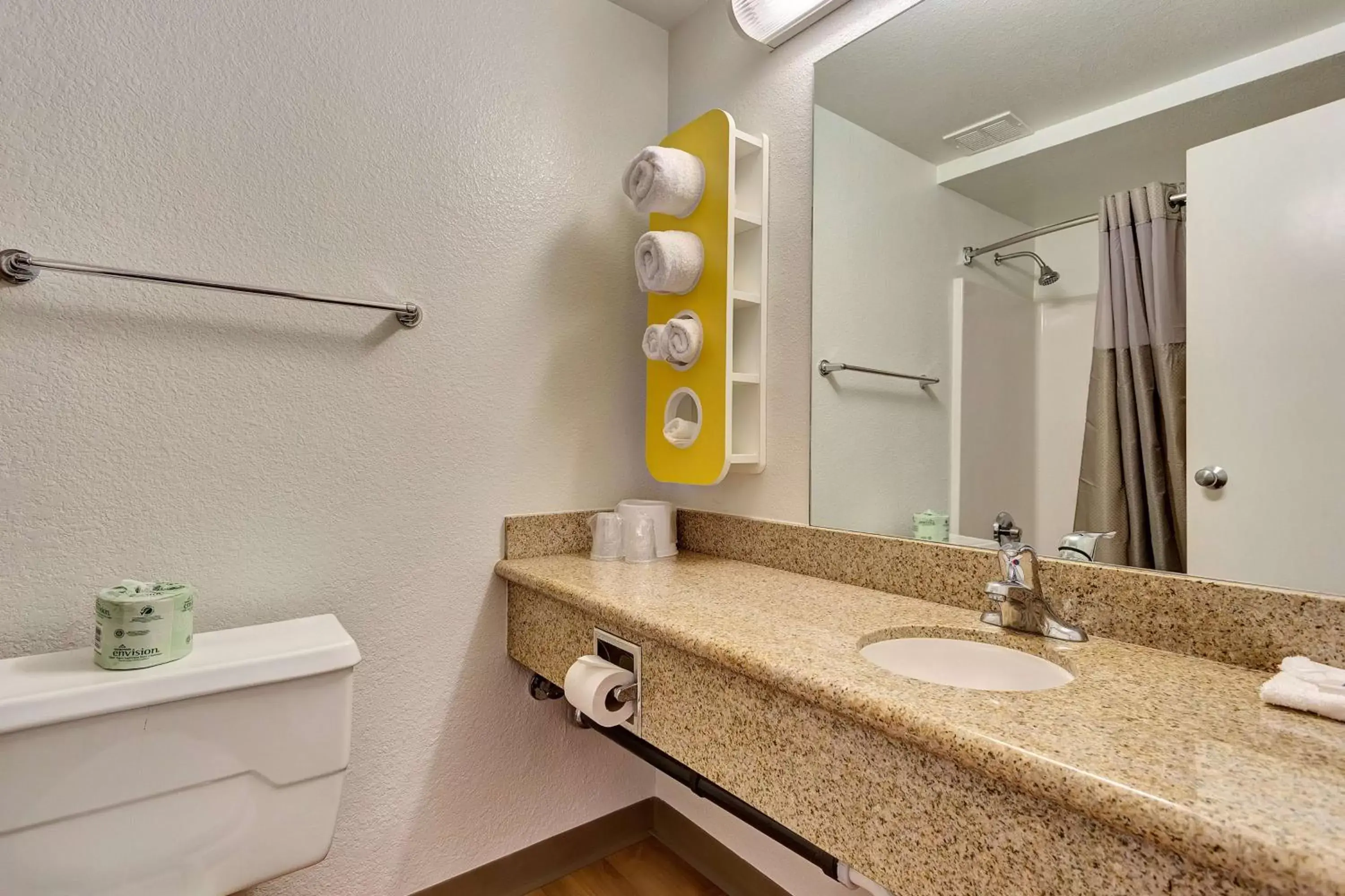 Shower, Bathroom in Motel 6-Belmont, CA - San Francisco - Redwood City