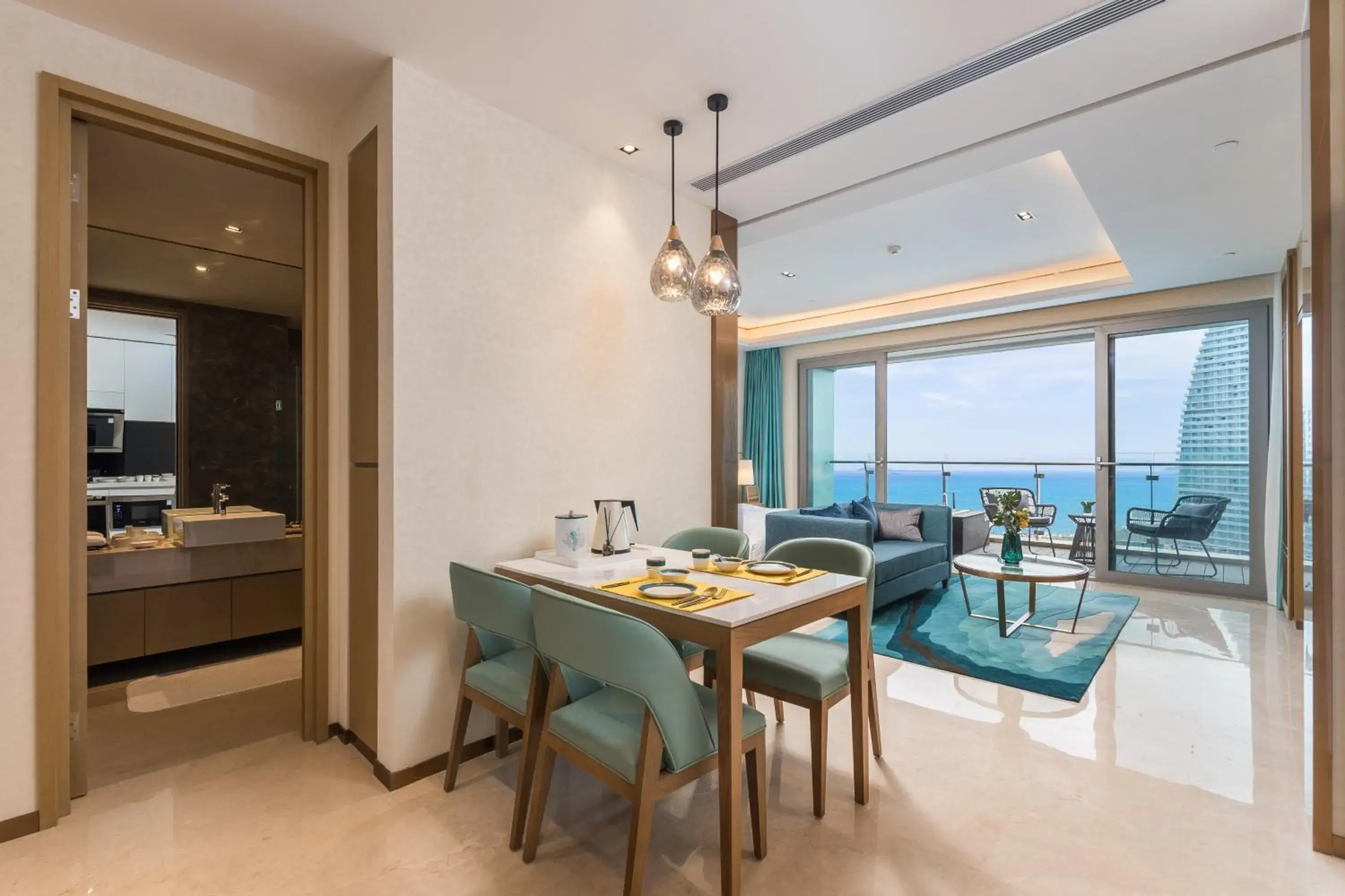 Dining Area in Neal Yat Seaview Apartment Haitang Bay Sanya