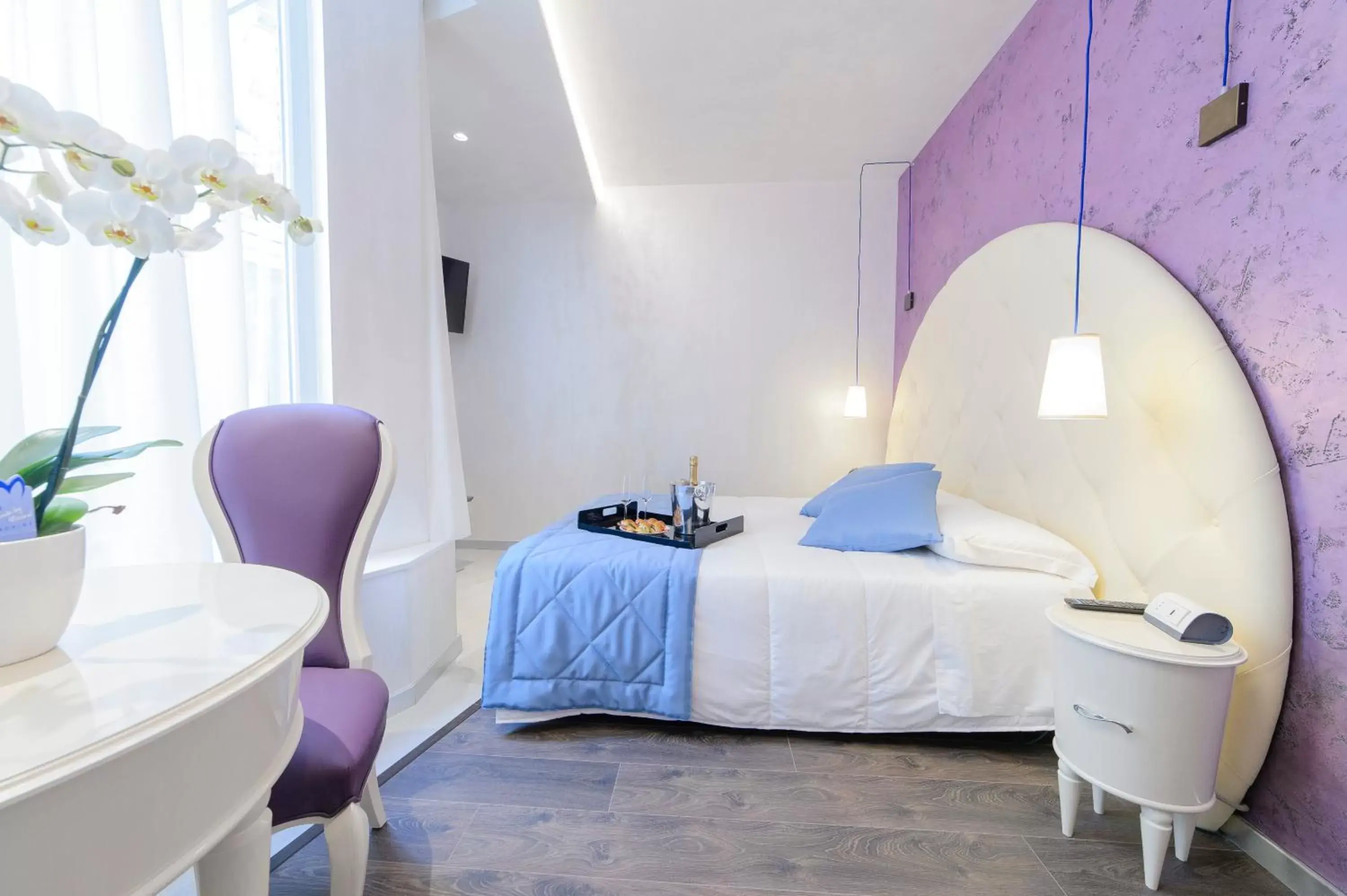 Bed, Room Photo in Hotel Vespasiano