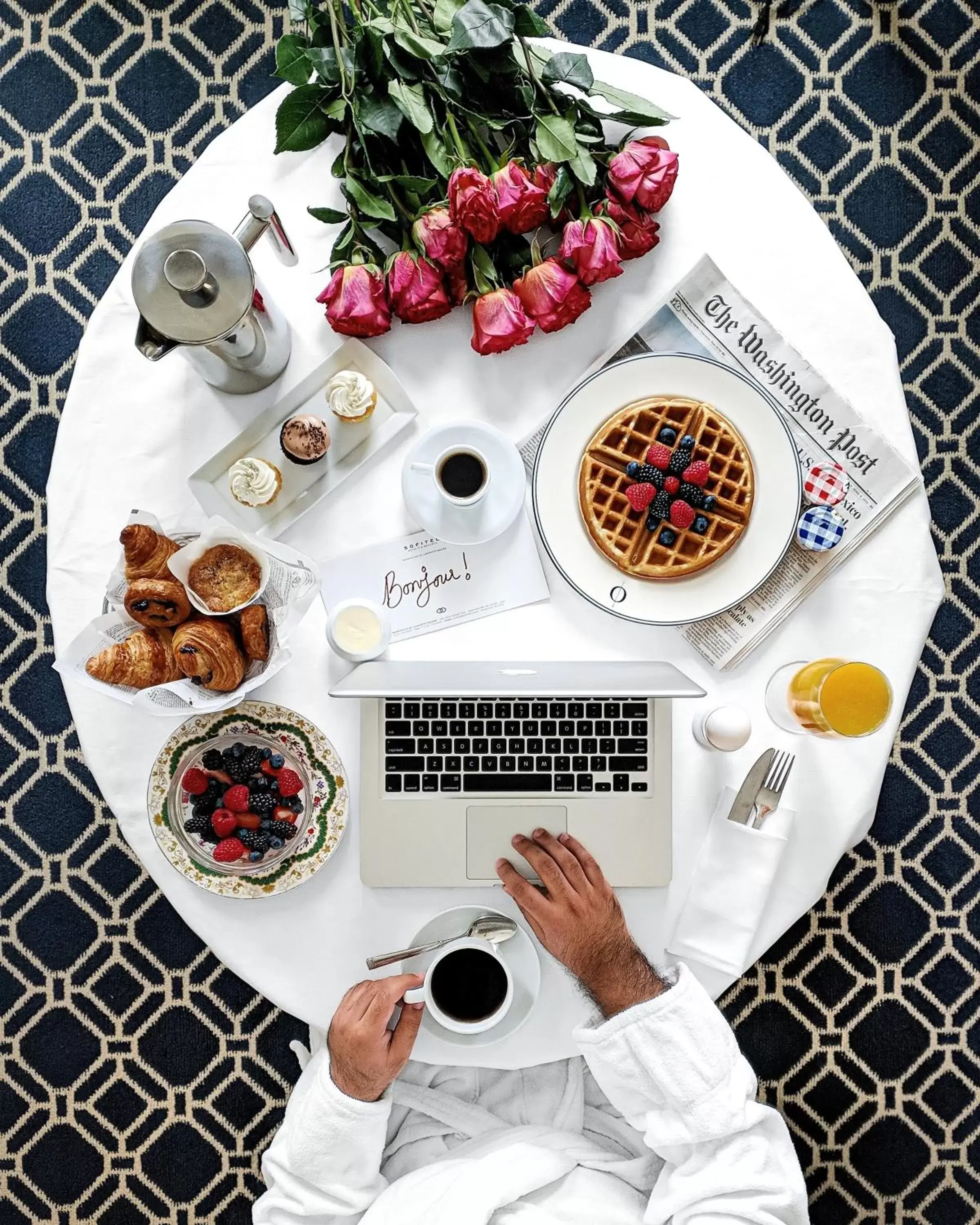 Food close-up in Sofitel Lafayette Square Washington DC Food close-up in Sofitel Lafayette Square Washington DC