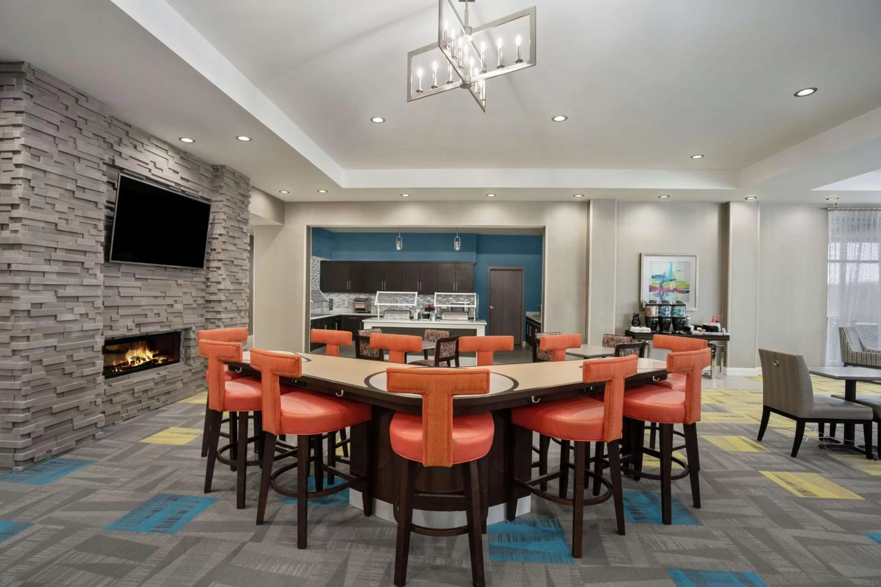 Dining area in Homewood Suites By Hilton Florence