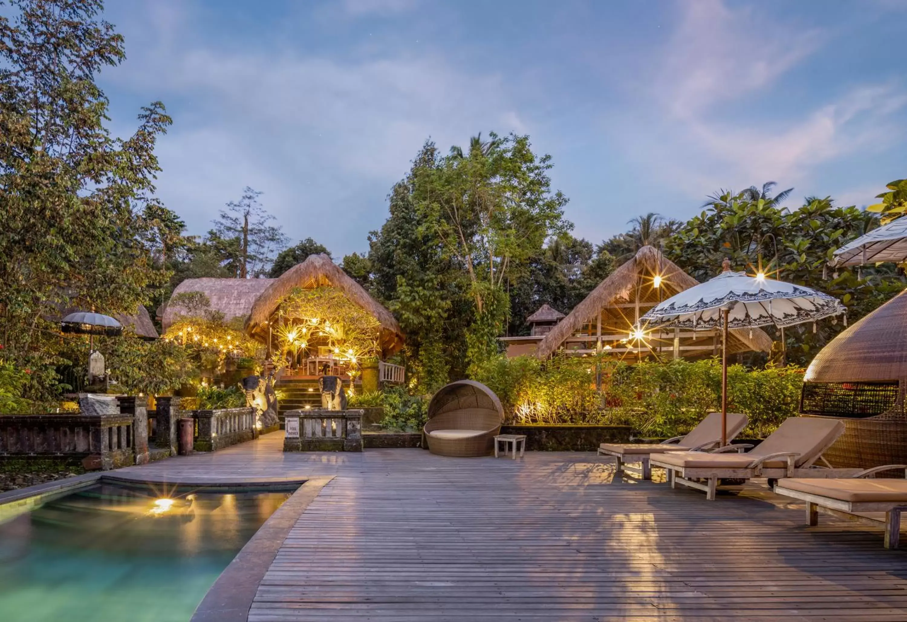 View (from property/room), Swimming Pool in The Kayon Resort