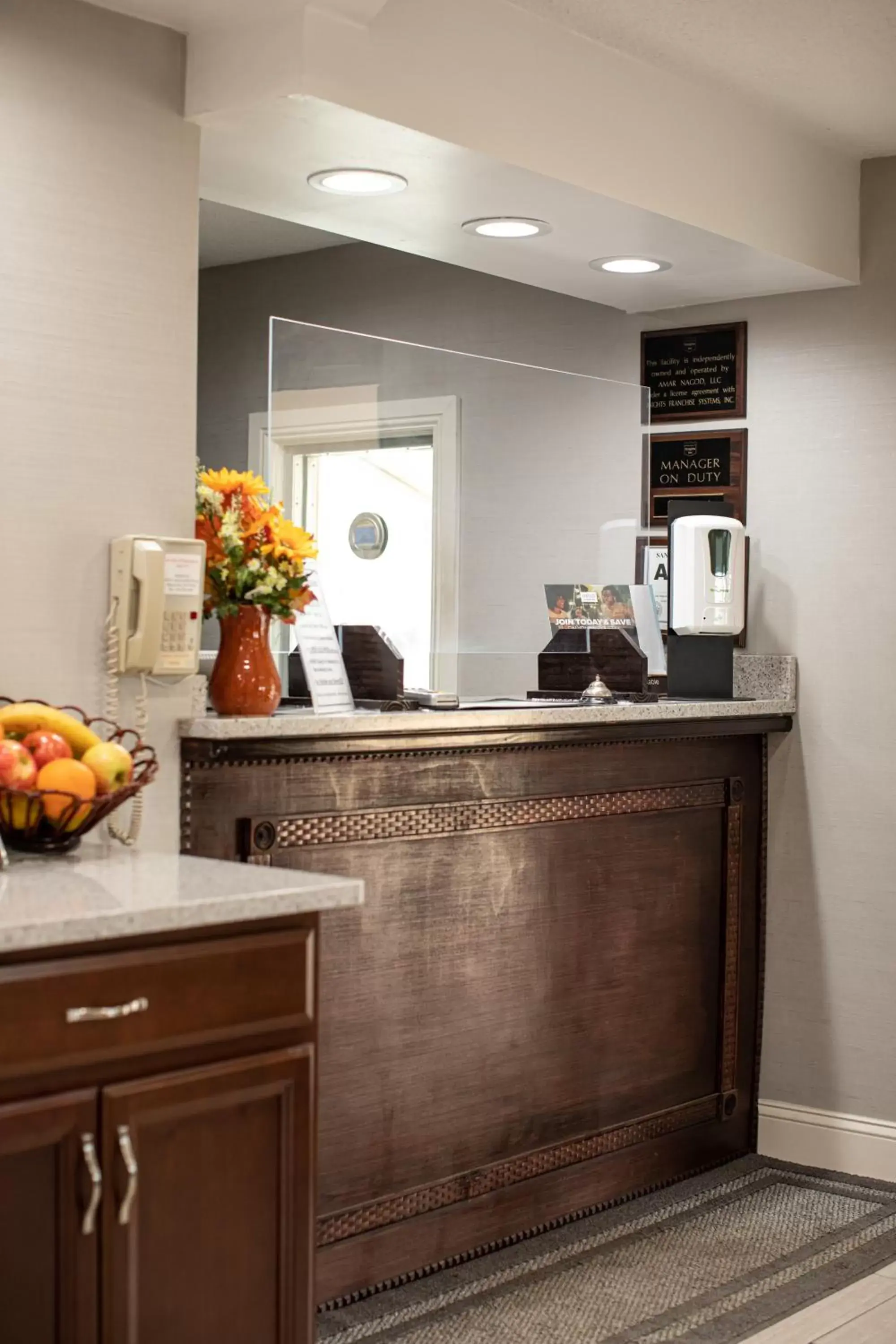 Lobby or reception in Knights Inn Mount Airy Lobby or reception in Knights Inn Mount Airy