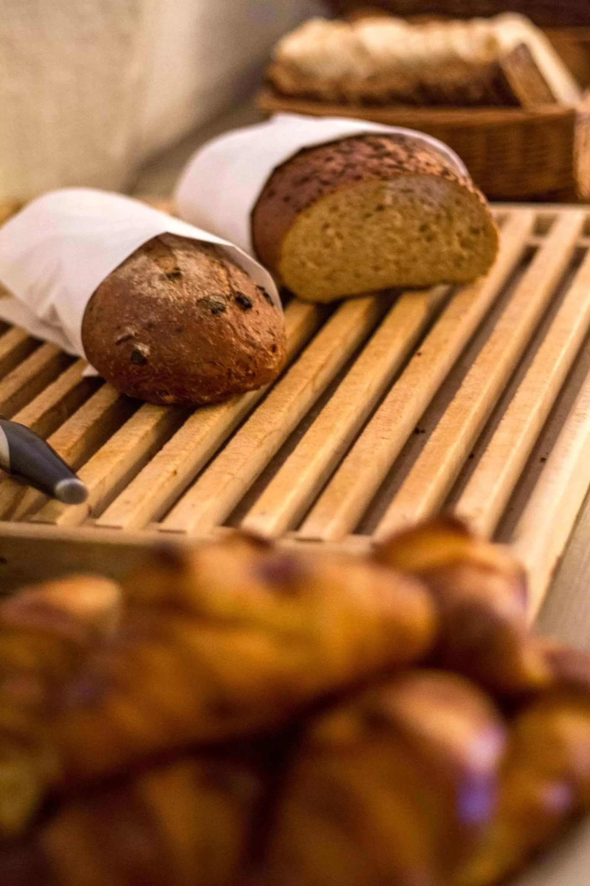 Buffet breakfast in Mayfair Hotel Tunneln